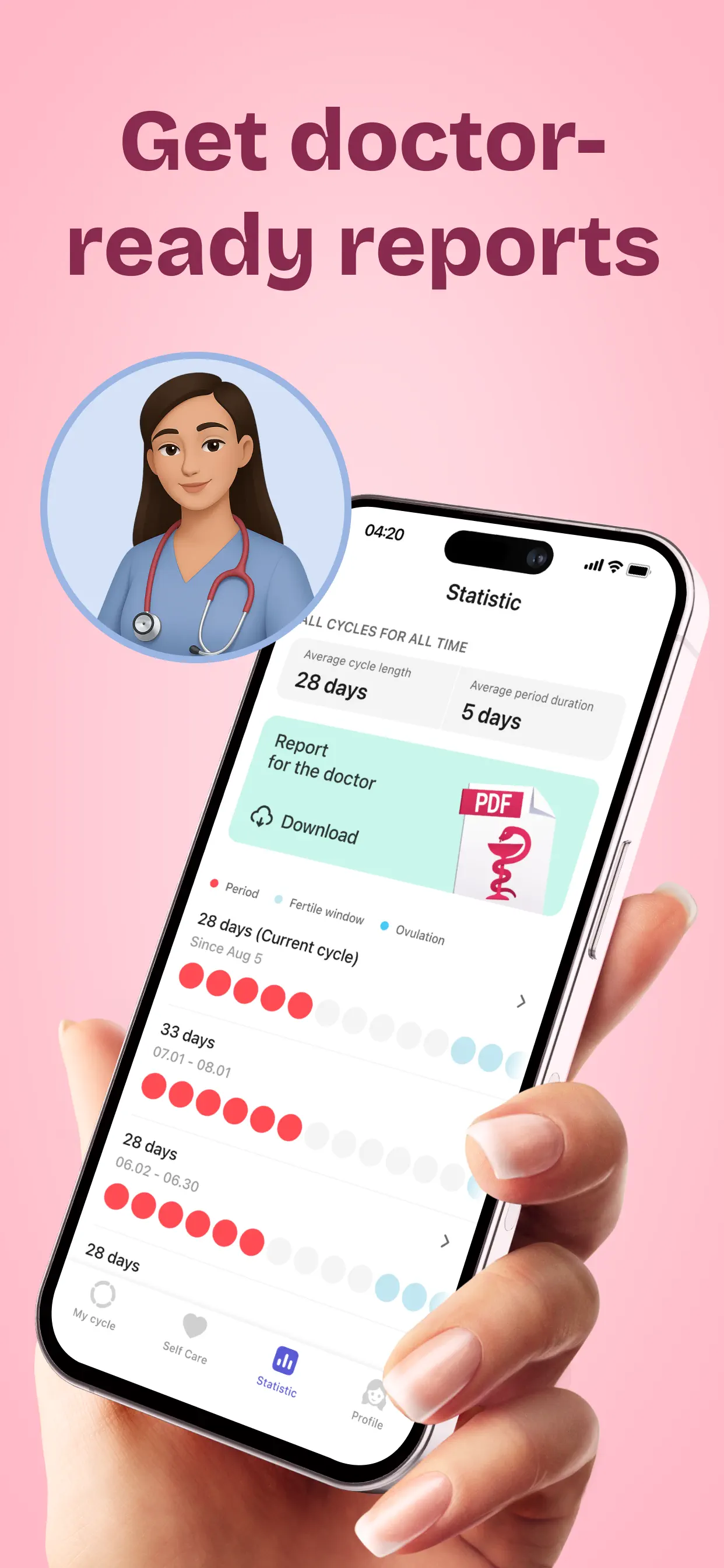 Clover －Period Tracker, Cycle App Store screenshot 4