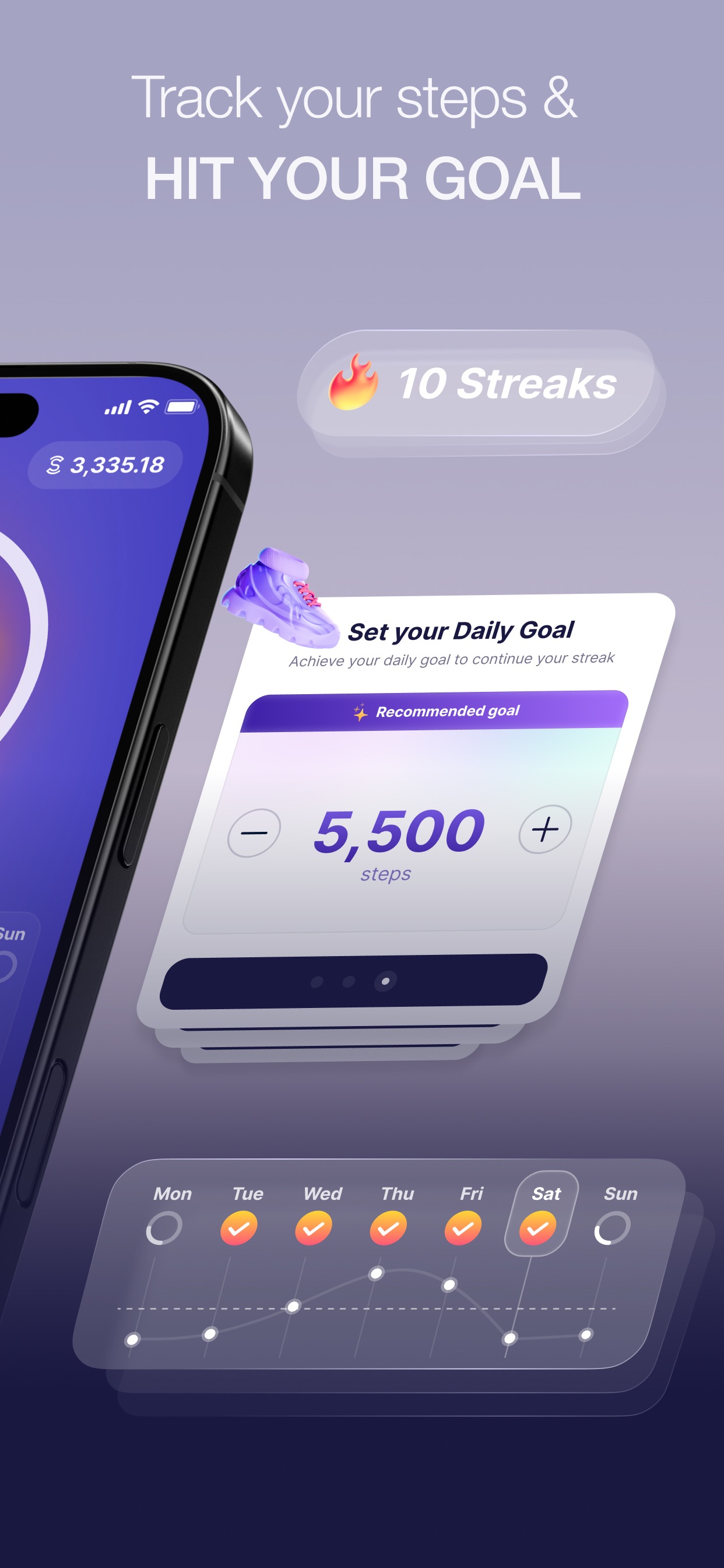 Sweatcoin Walking Step Counter App Store screenshot 1