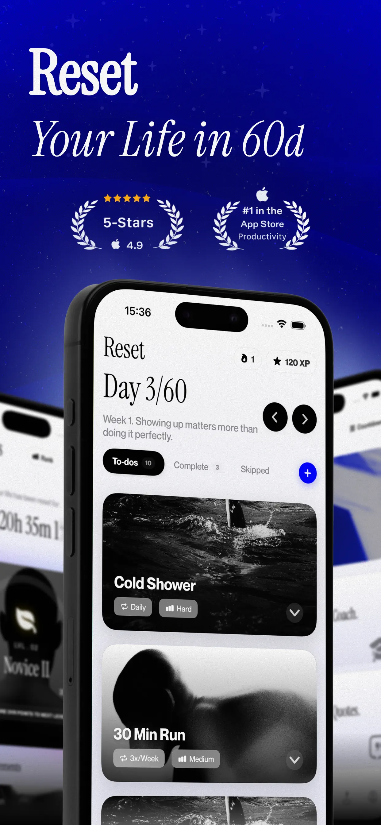 Reset - Reset Your Life App Store screenshot 1