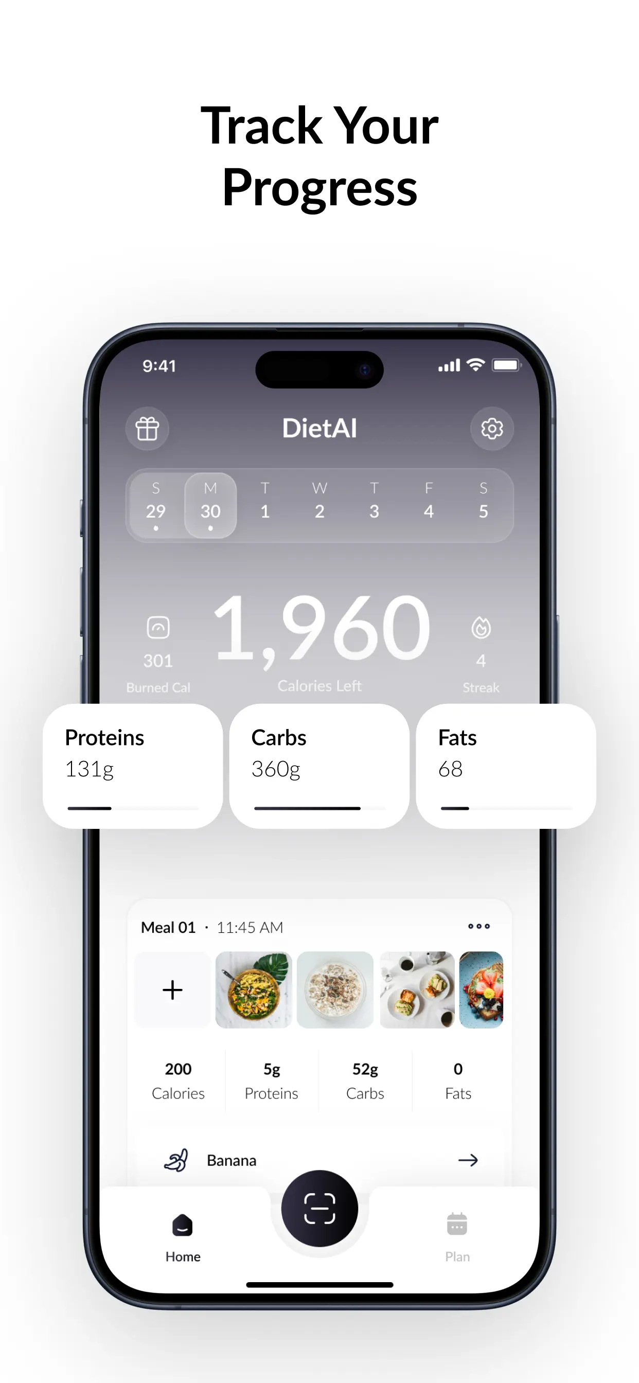 DietAI: Calorie Counter & Diet App Store screenshot 2