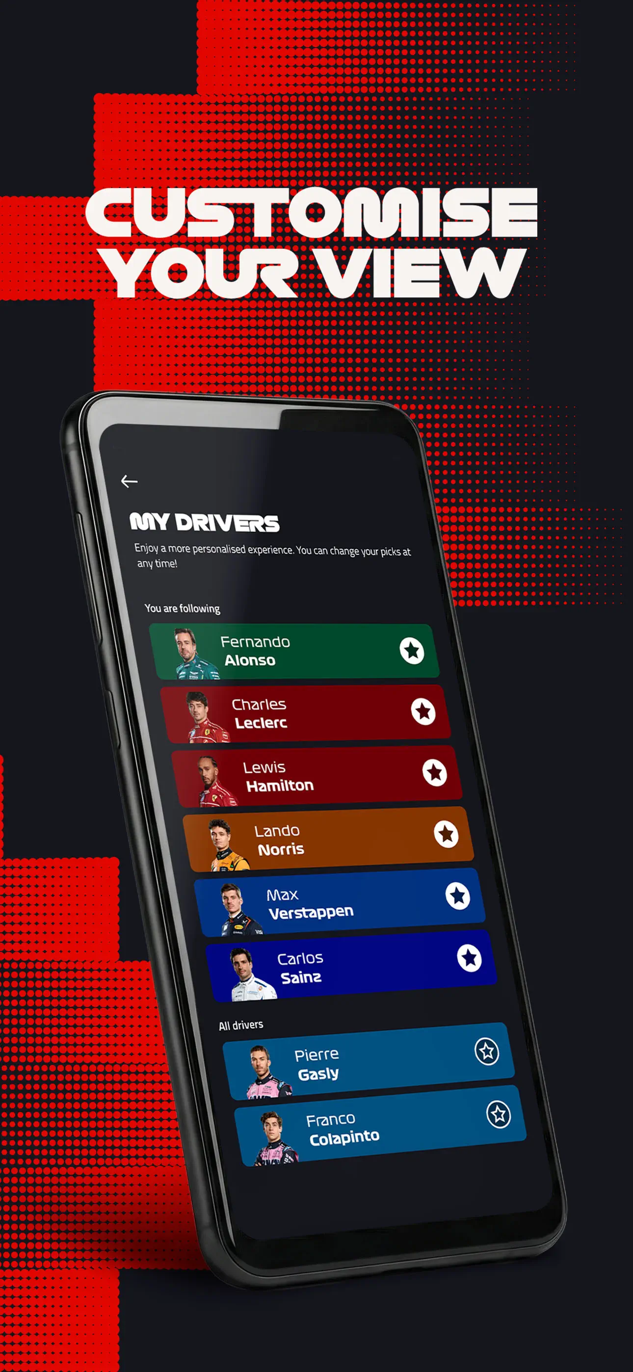 Formula 1® App Store screenshot 4