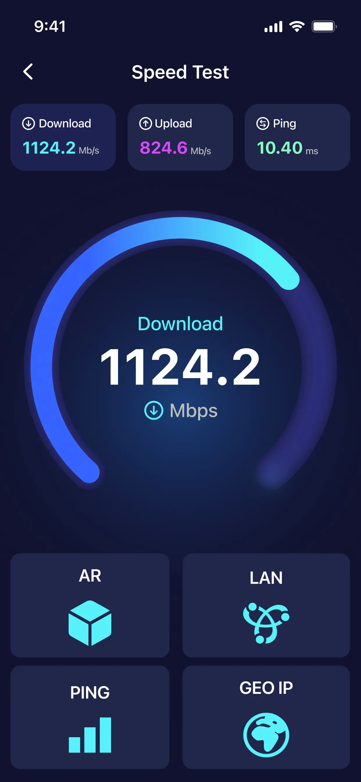 Speed Test & Wifi Analyzer + App Store screenshot 2