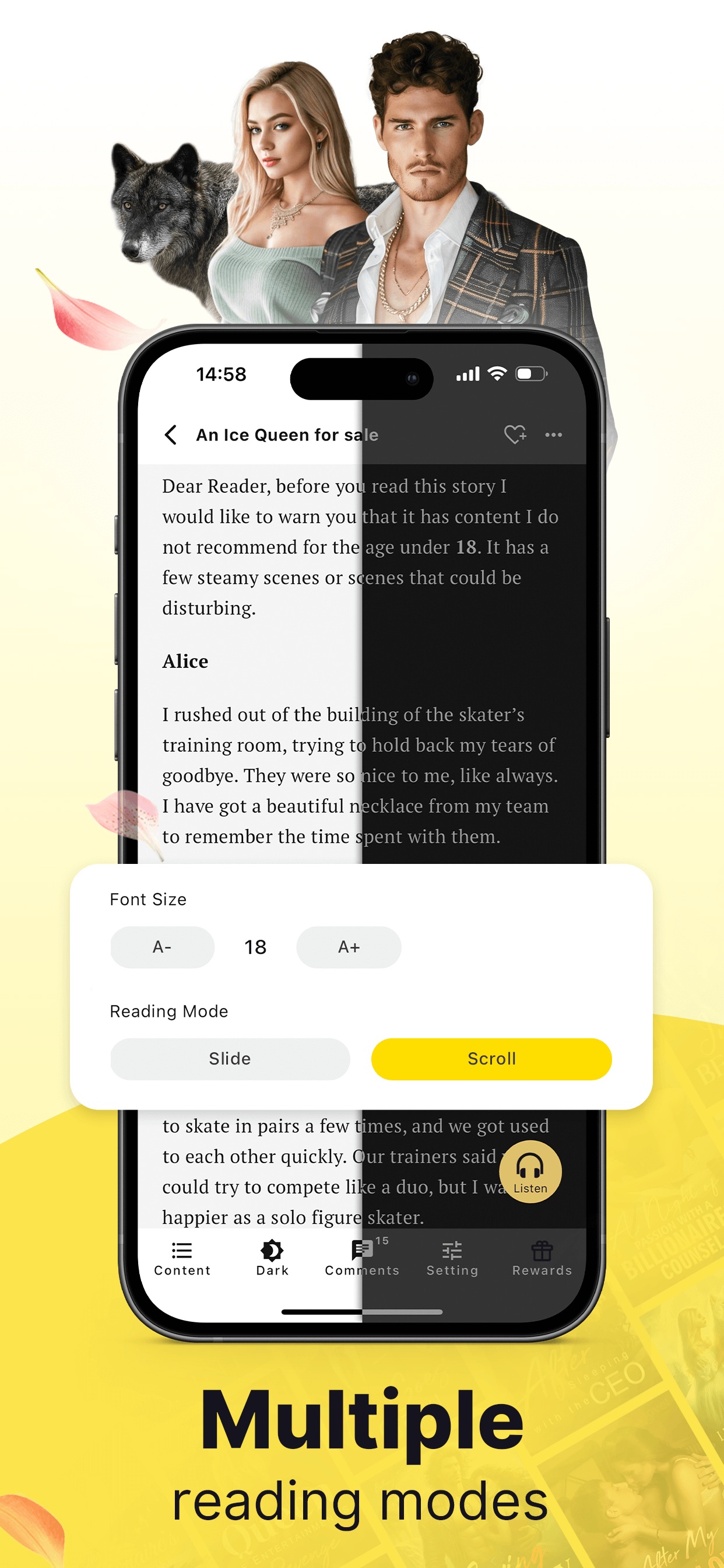 AnyStories-Top Novels & Books App Store screenshot 3