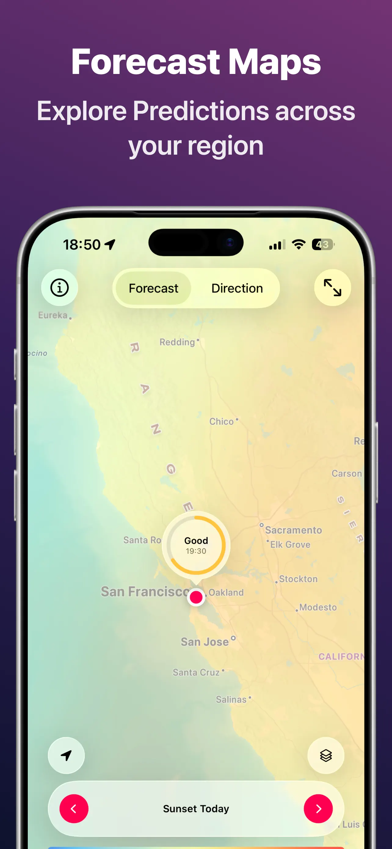 Sunset Predictions: Alpenglow App Store screenshot 3