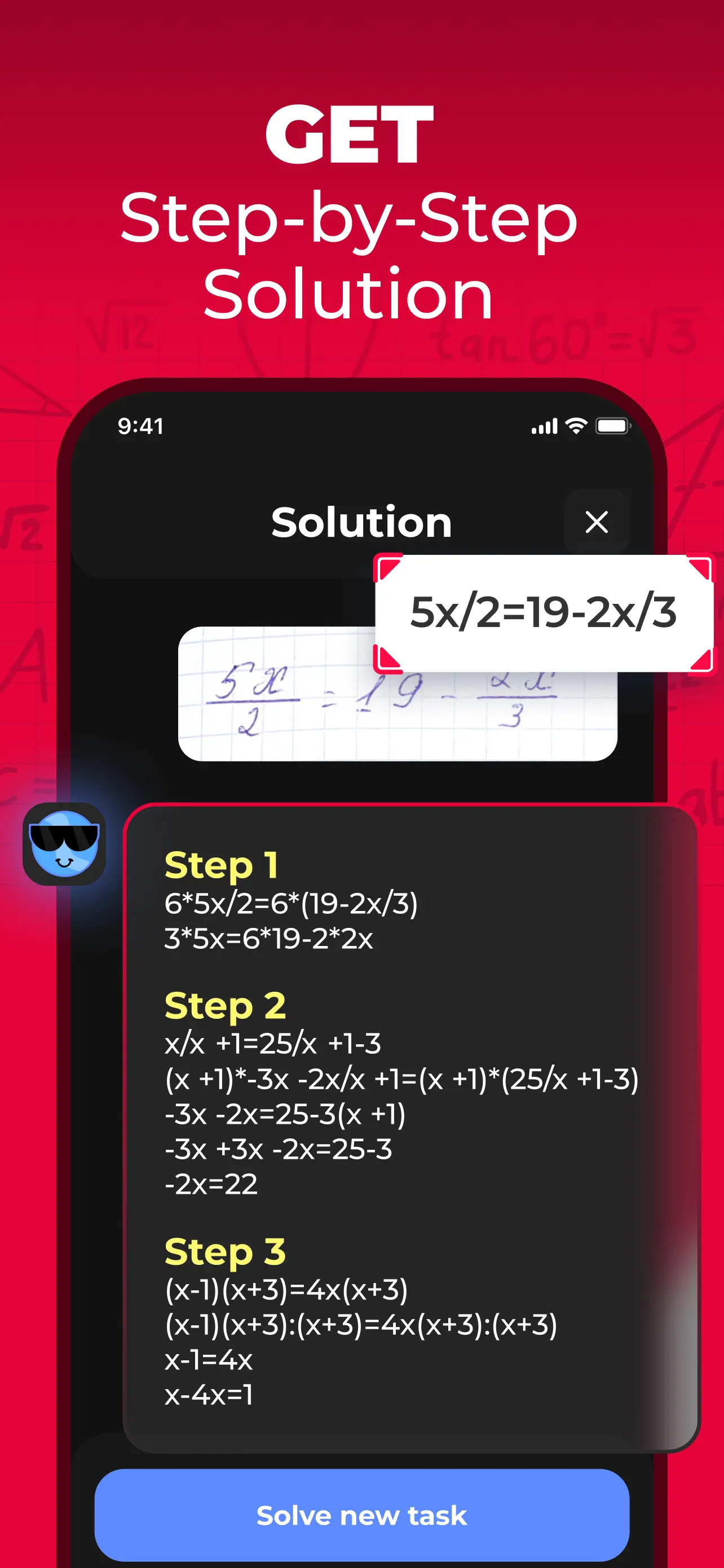 Photo Math: AI Homework Helper App Store screenshot 1
