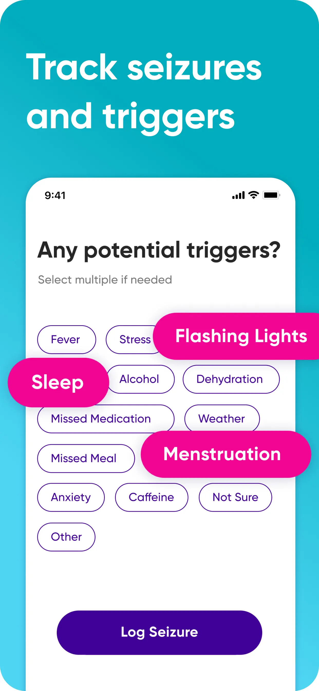 Epsy: Seizure Log for Epilepsy App Store screenshot 4