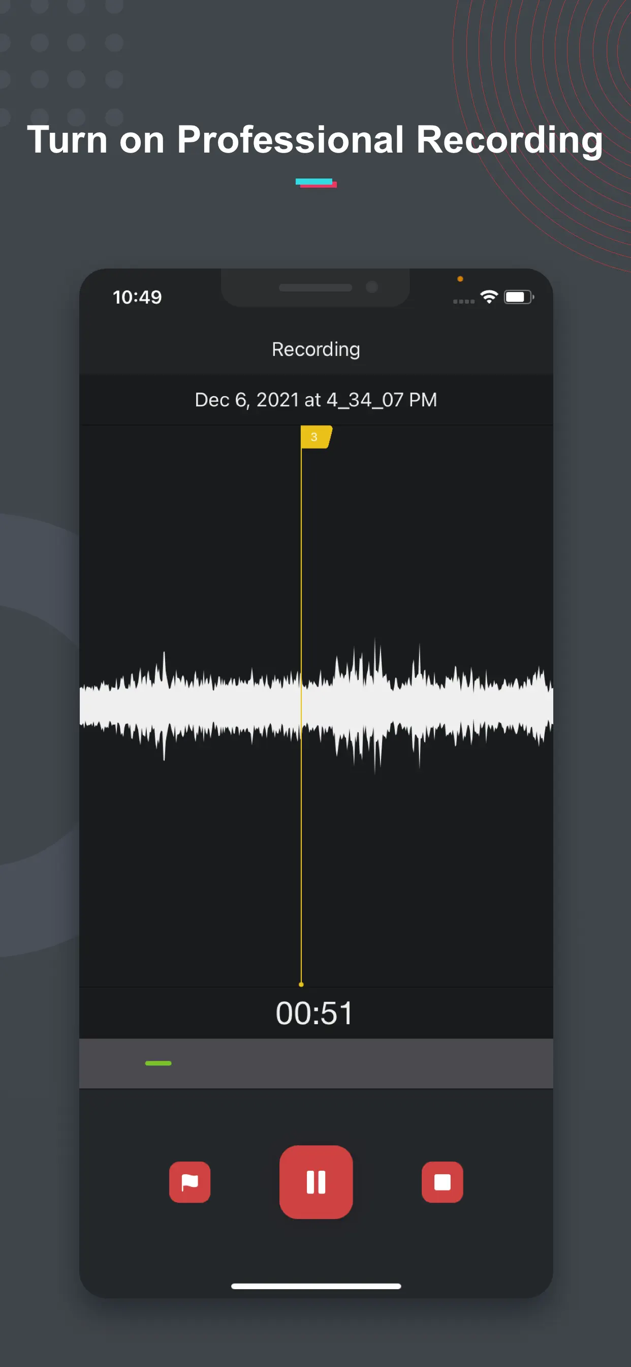 Voice Recorder & Notes Pro App Store screenshot 1