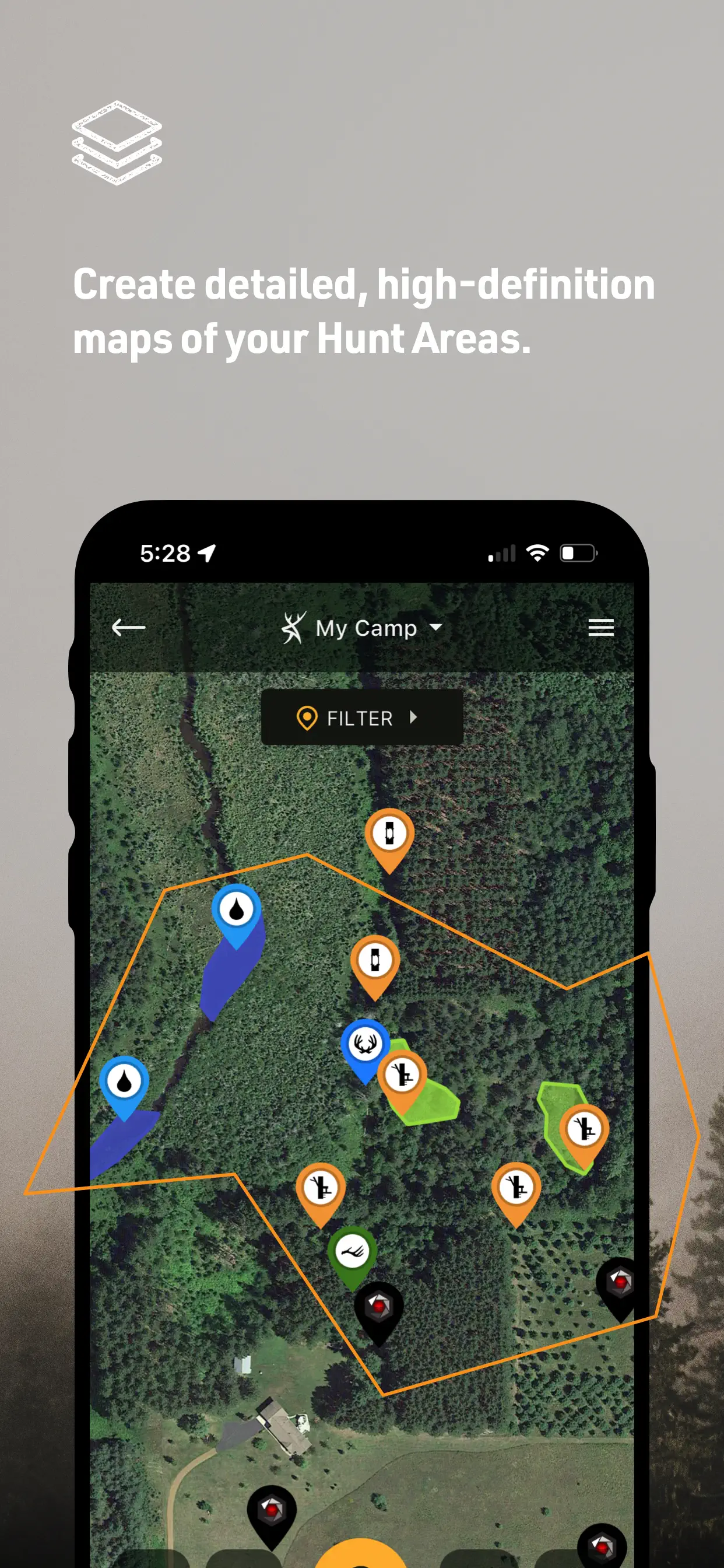 HuntStand: GPS Maps & Tools App Store screenshot 1