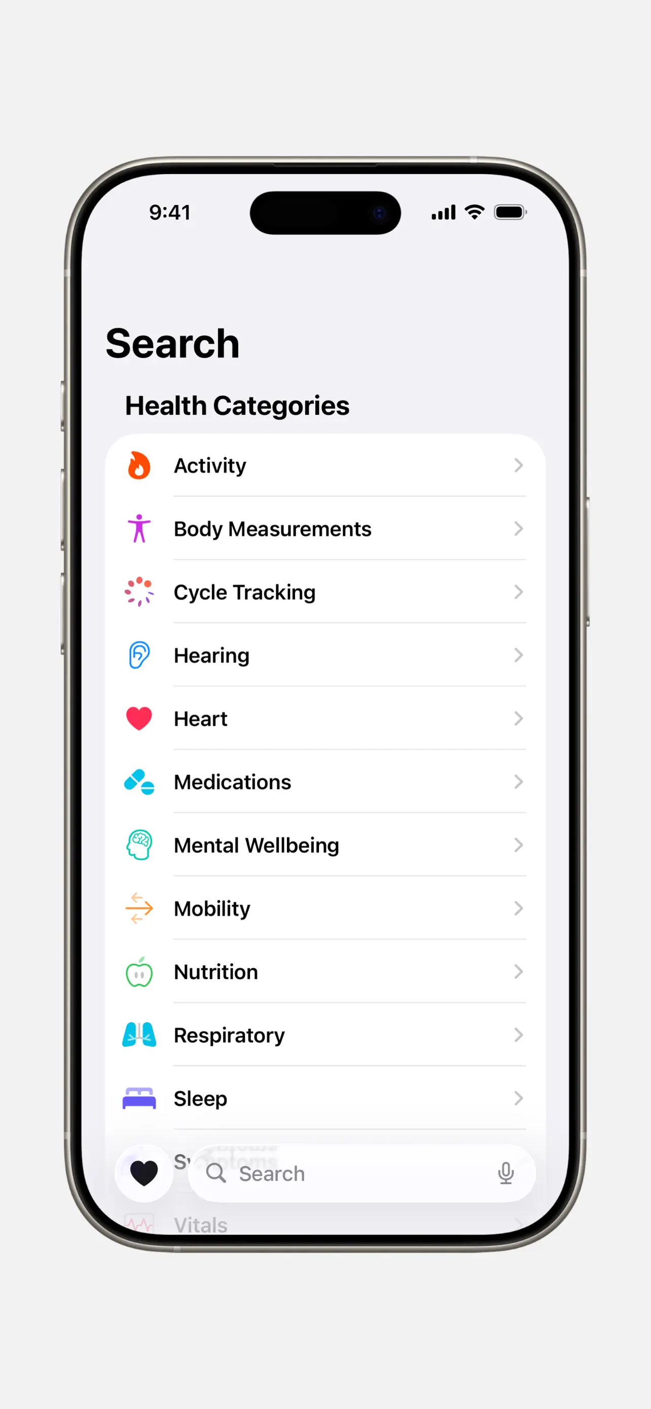 Apple Health App Store screenshot 2