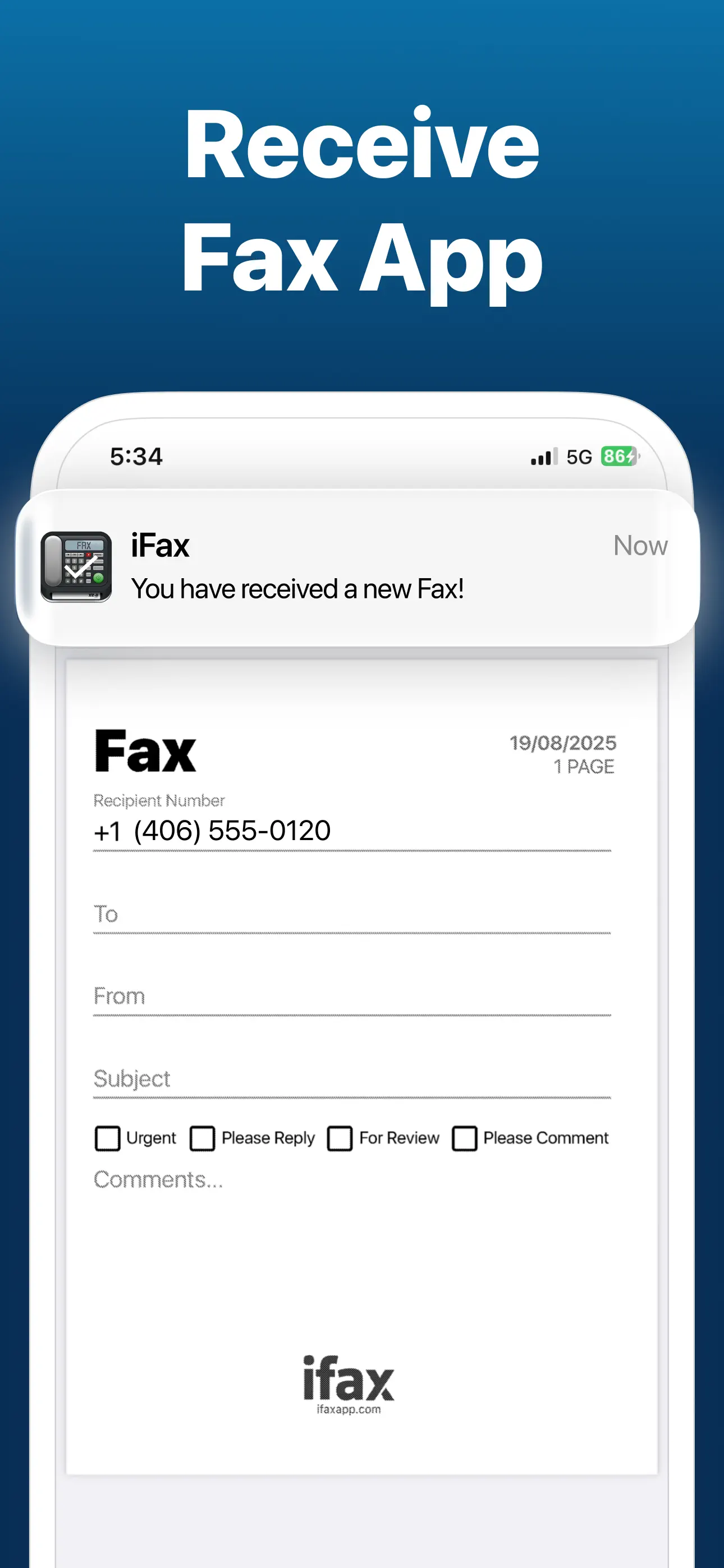 iFax App Send Fax From iPhone App Store screenshot 4