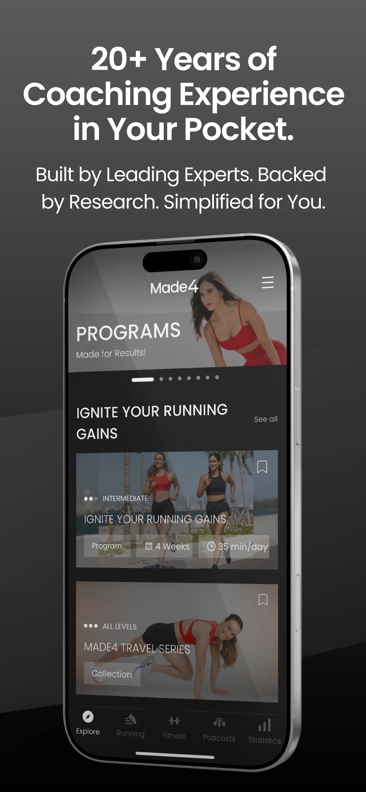 Made4 - Fitness & Running App Store screenshot 3