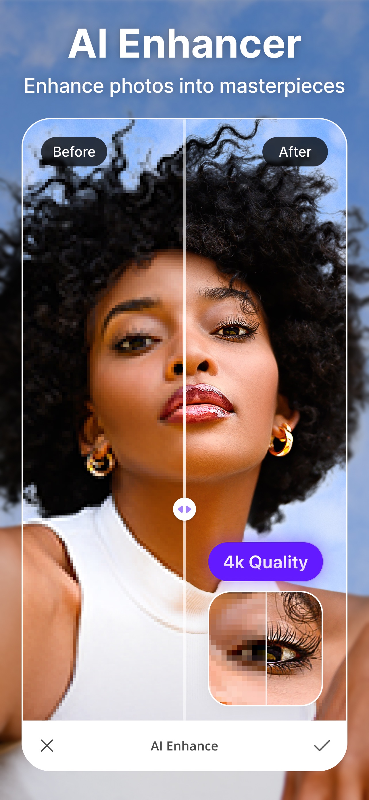BeautyUp－AI Face & Body Editor App Store screenshot 3