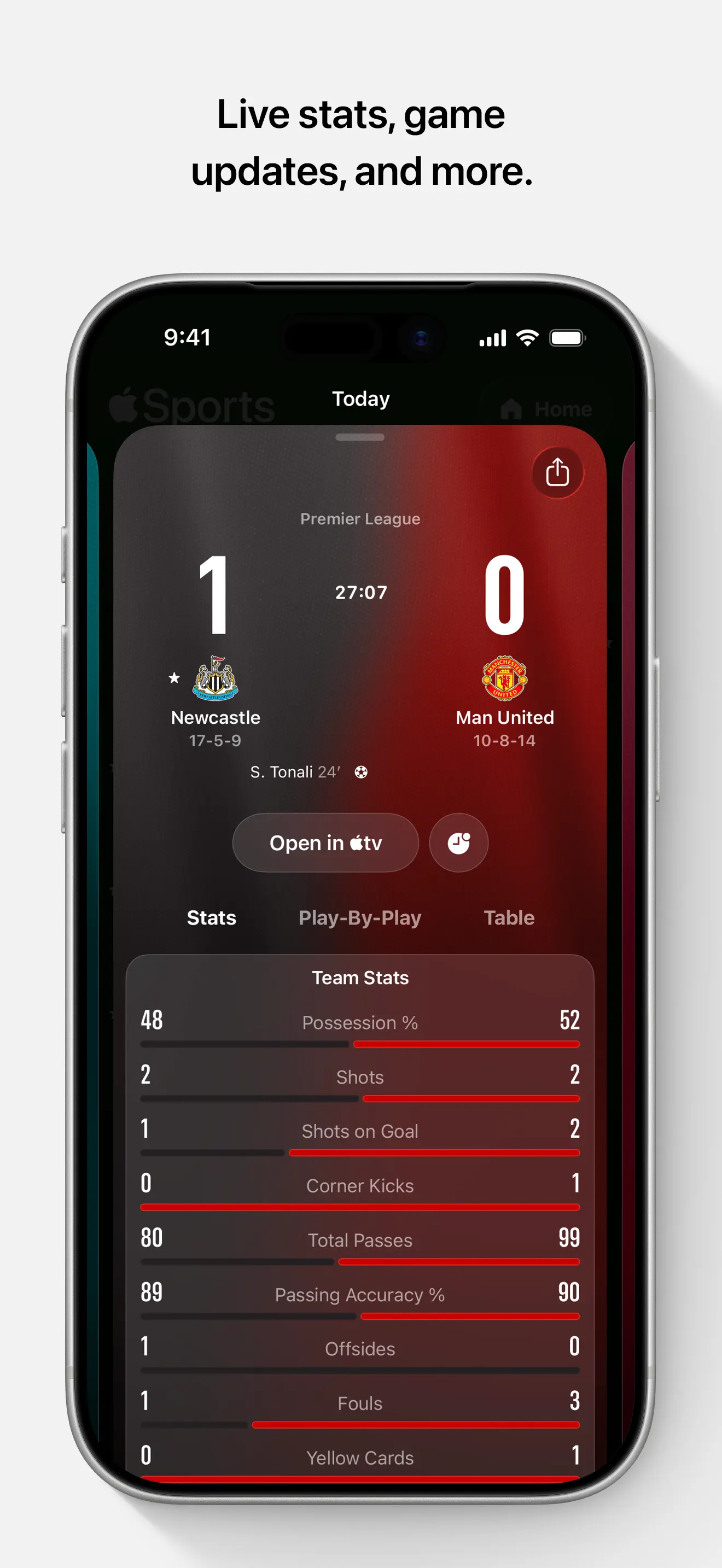 Apple Sports App Store screenshot 3
