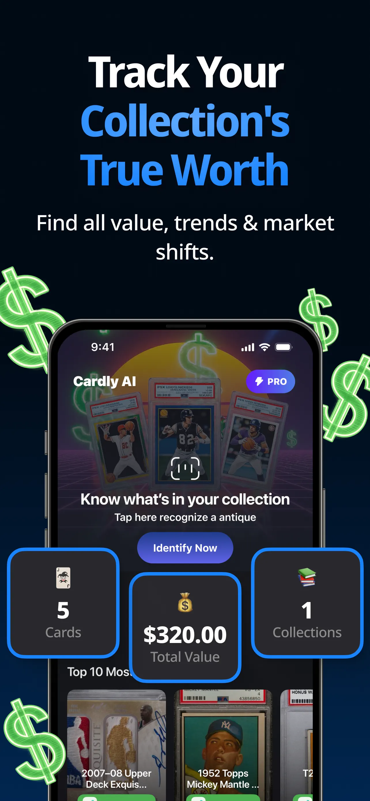 Cardly AI: Sports Card Scanner App Store screenshot 1