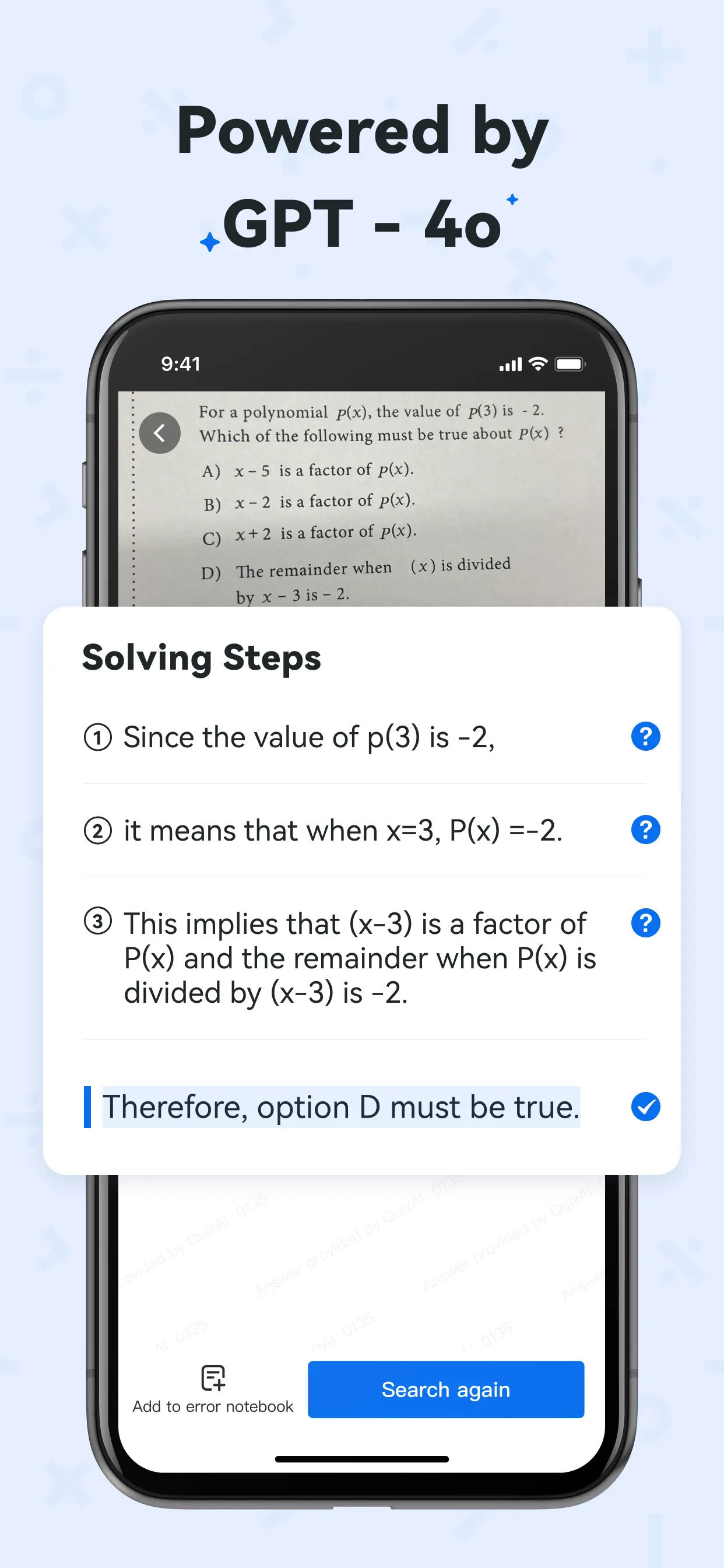 Quiz AI: AI Homework Helper App Store screenshot 3