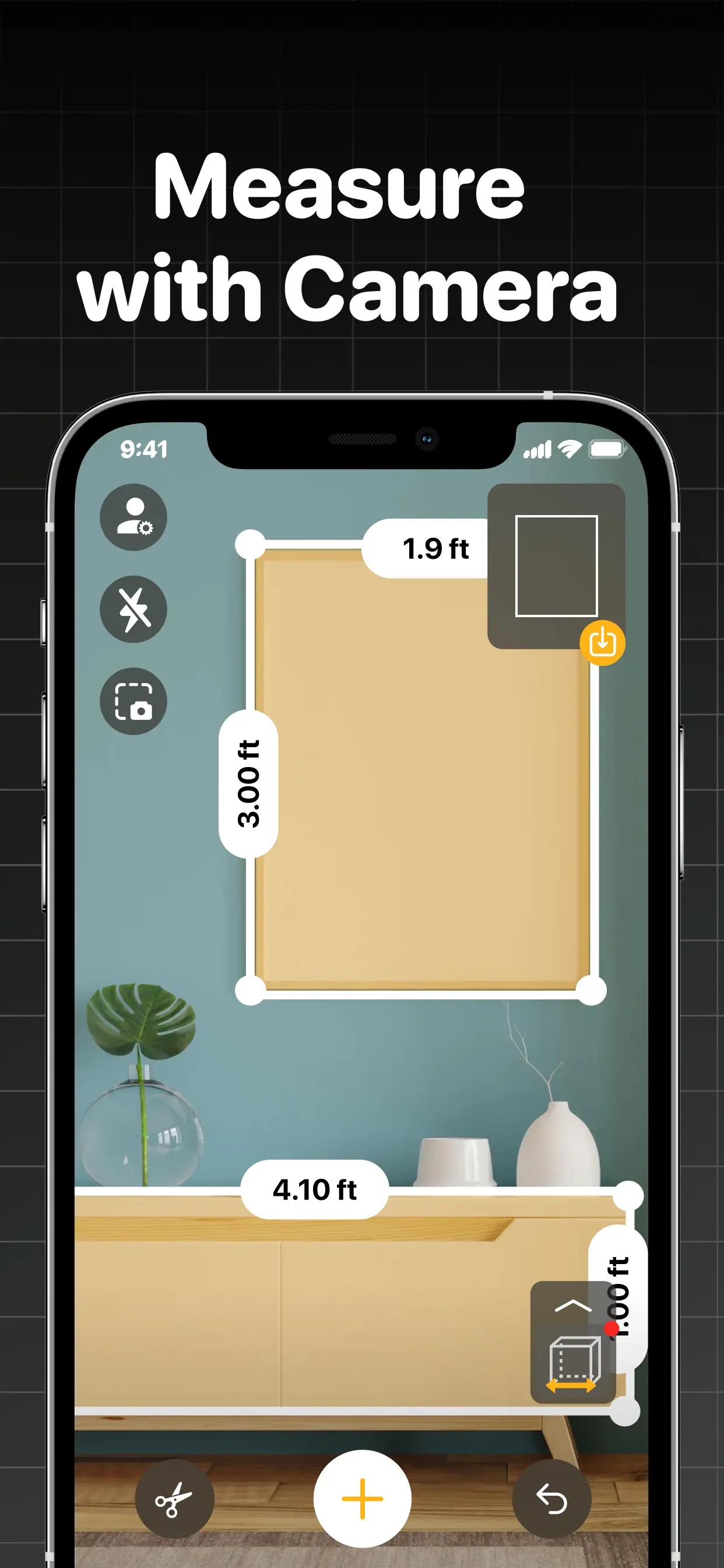 The Tape Measure & 3D Scanner App Store screenshot 1