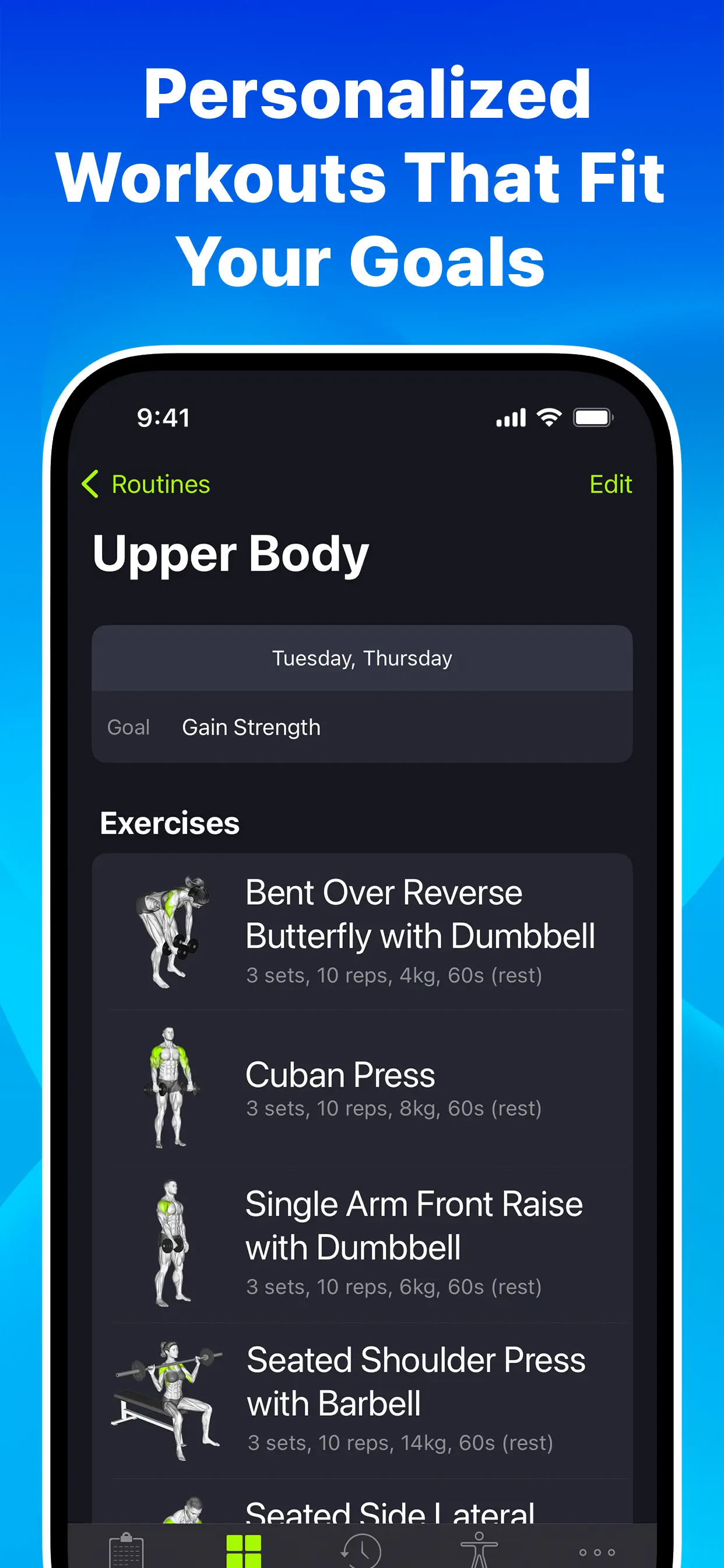 SmartGym: Gym & Home Workouts App Store screenshot 2