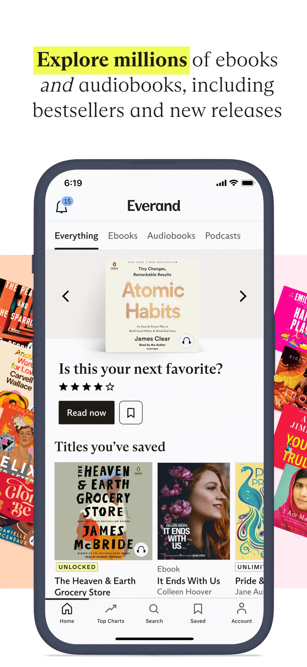 Everand: Audiobooks & Ebooks App Store screenshot 1