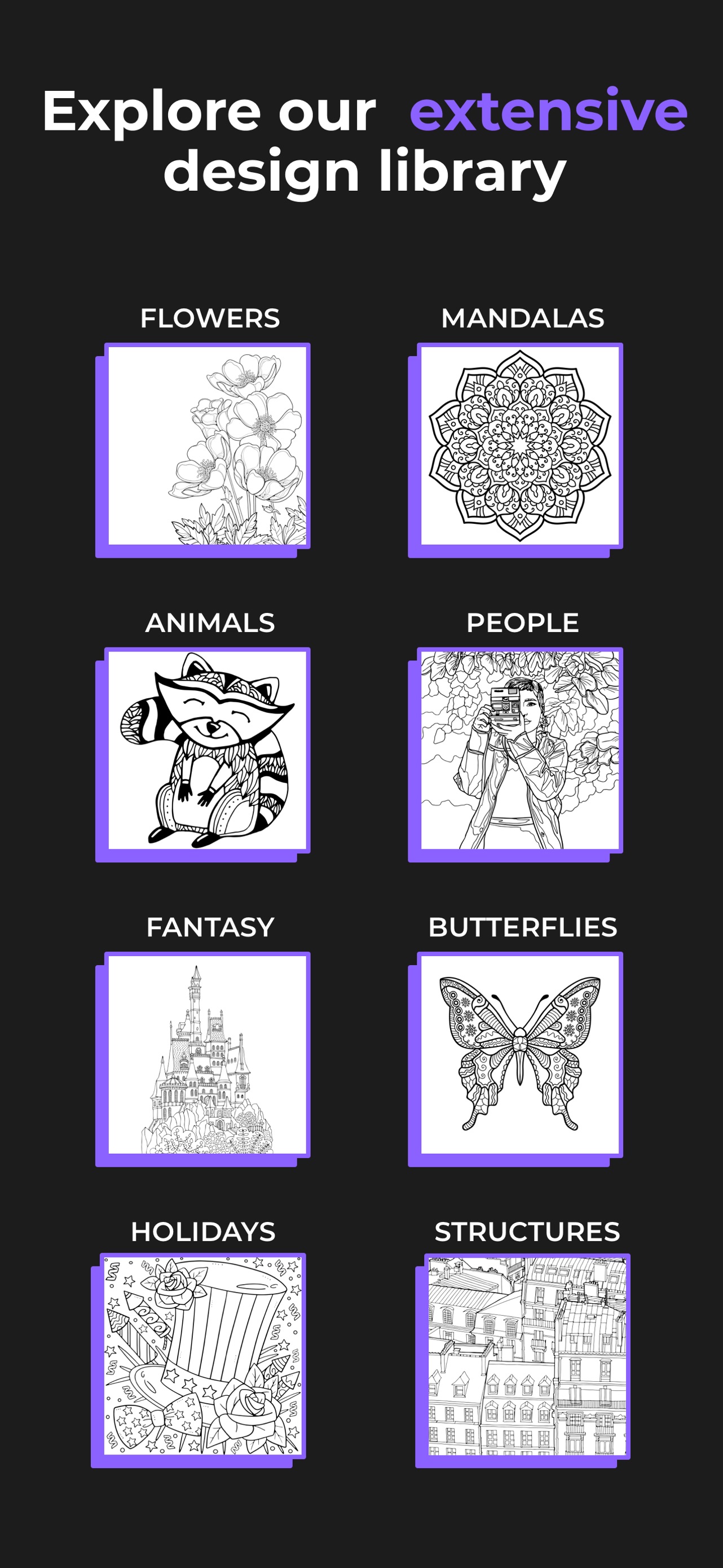 Adult Coloring Book - Pigment App Store screenshot 3