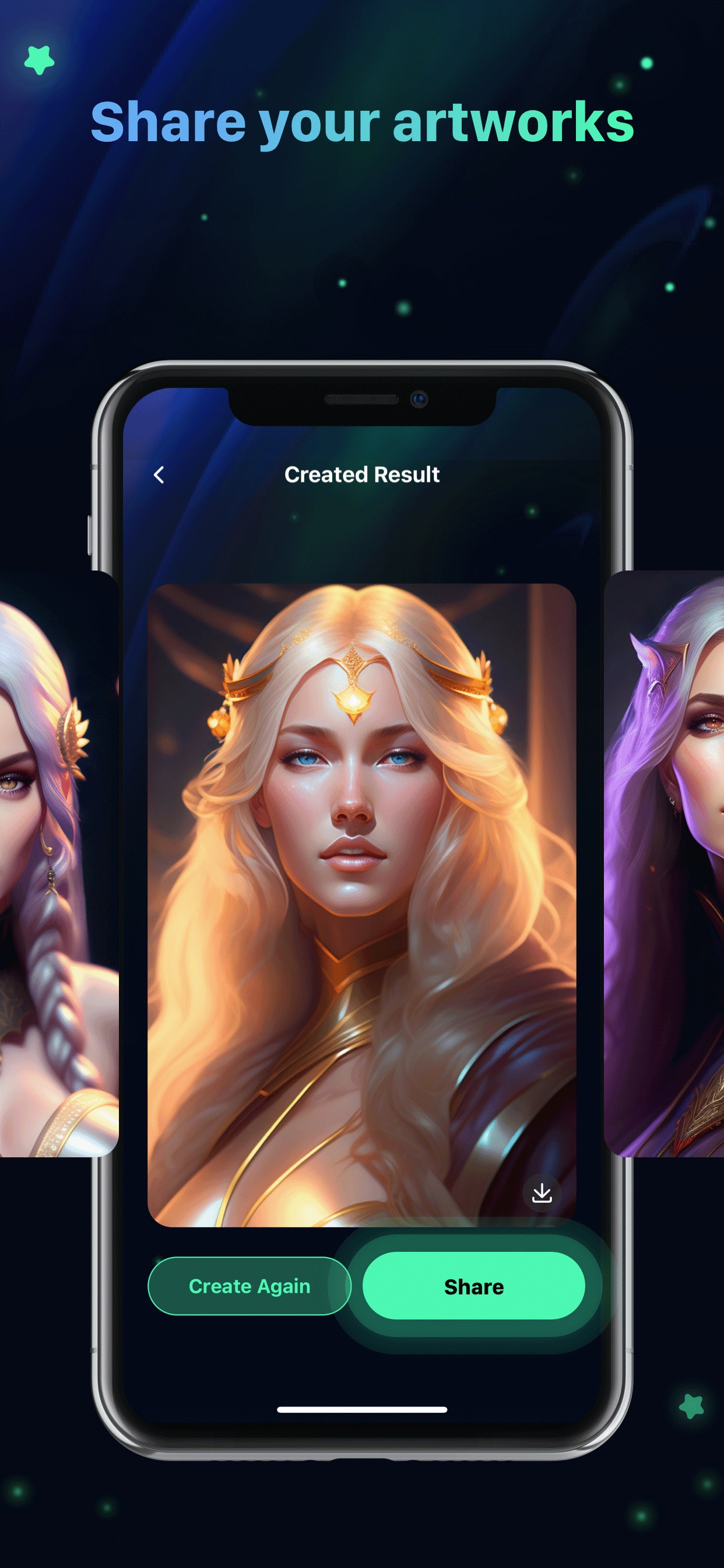 AI Painting: Generate Art Girl App Store screenshot 1
