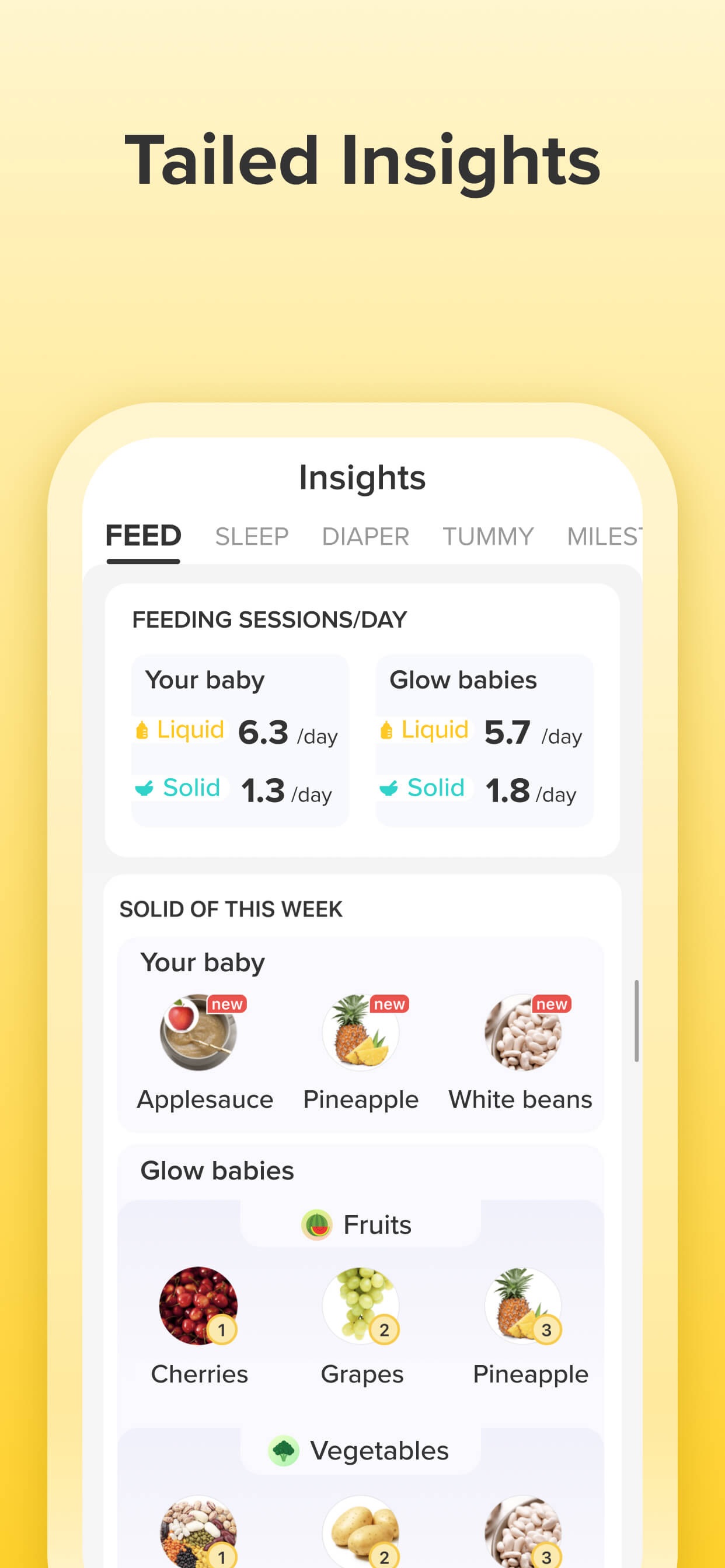 Glow Baby Tracker & Growth App App Store screenshot 3