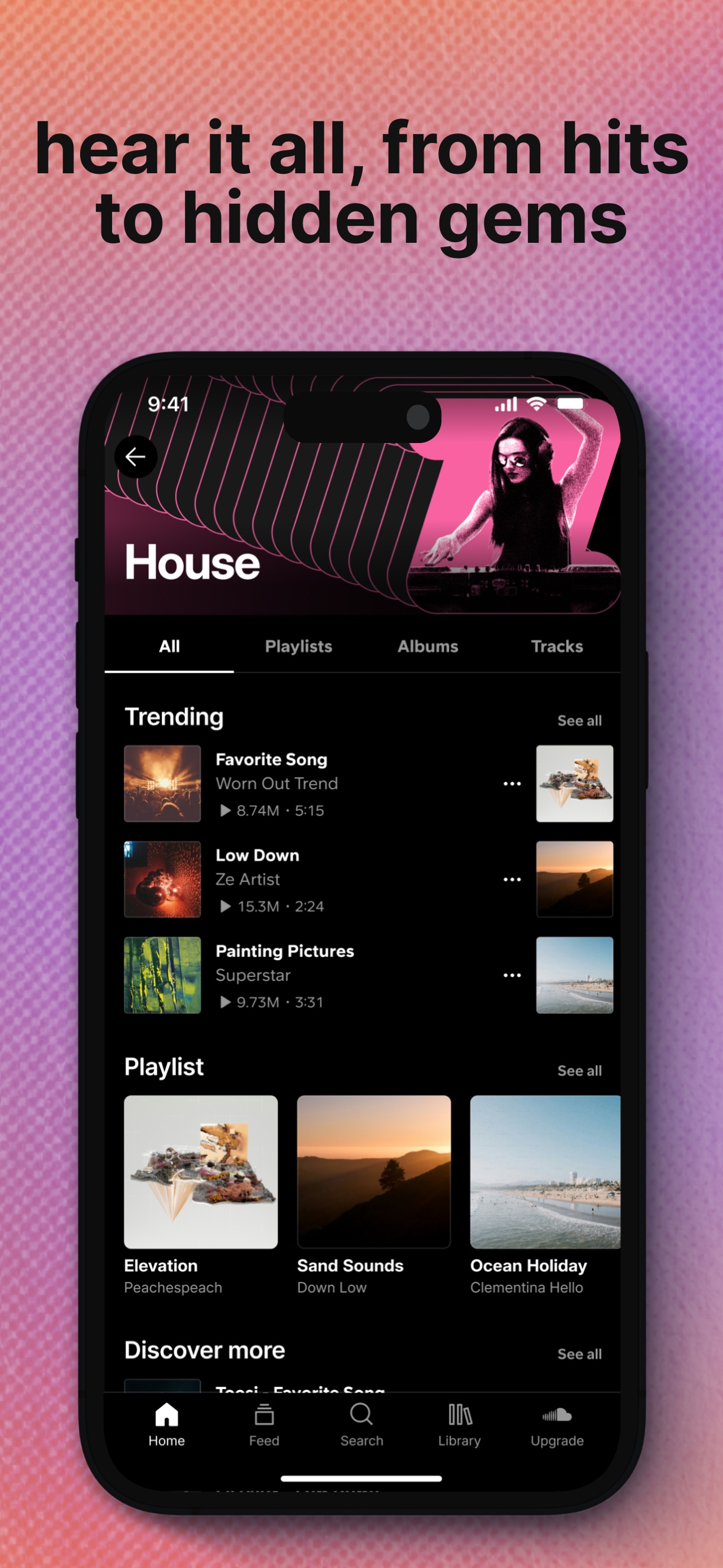 SoundCloud: The Music You Love App Store screenshot 1