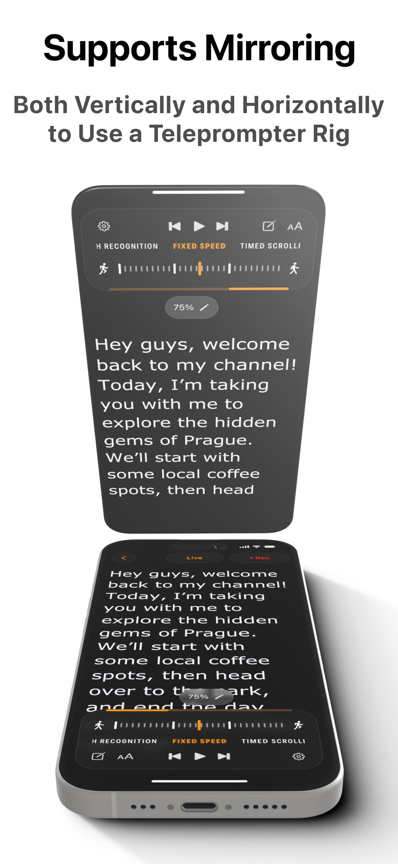 Teleprompter.com App Store screenshot 2