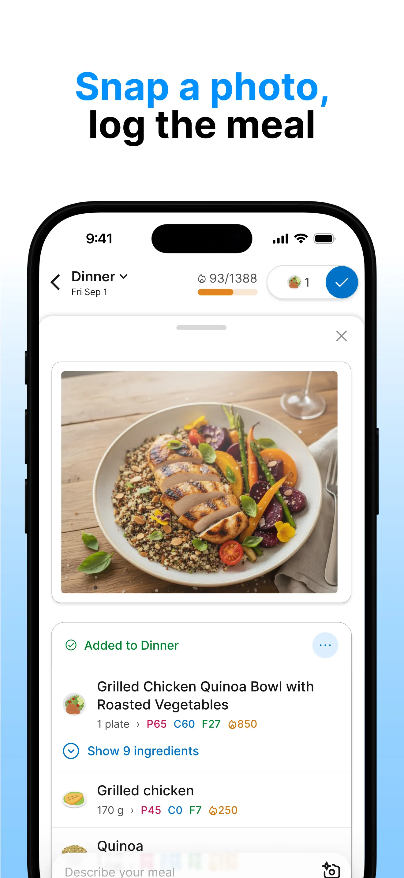 MacrosFirst - Macro Tracker App Store screenshot 3