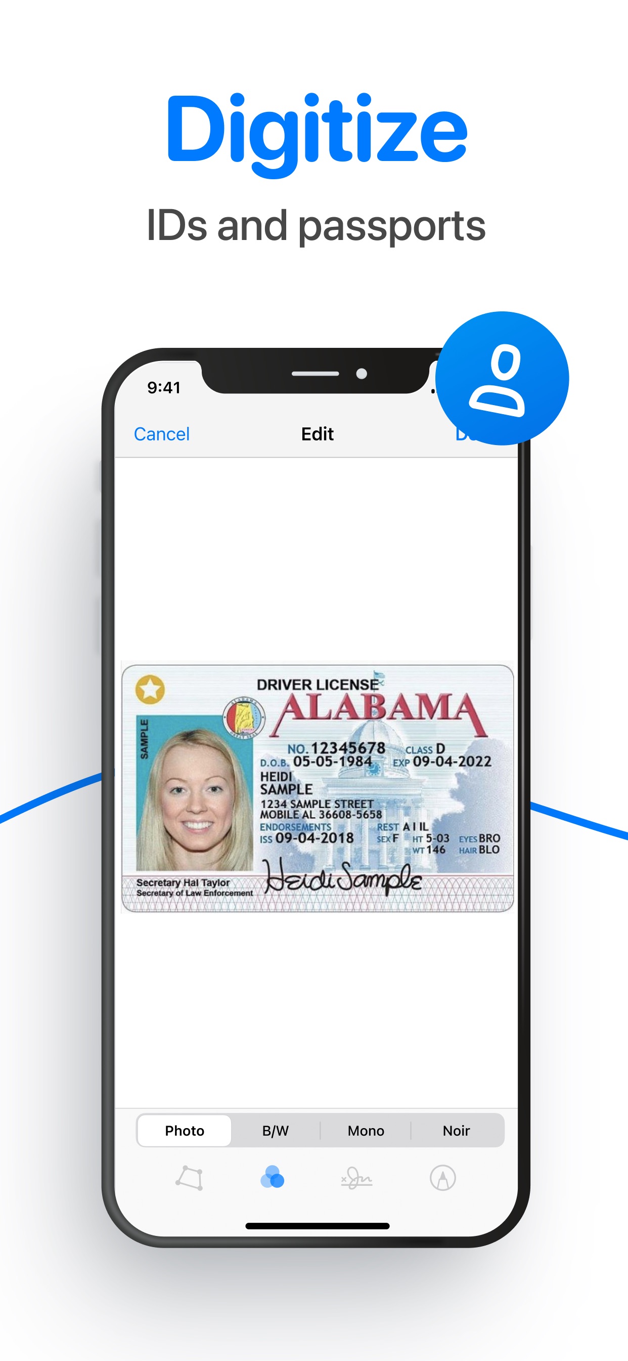 iScan - PDF & Document Scanner App Store screenshot 3