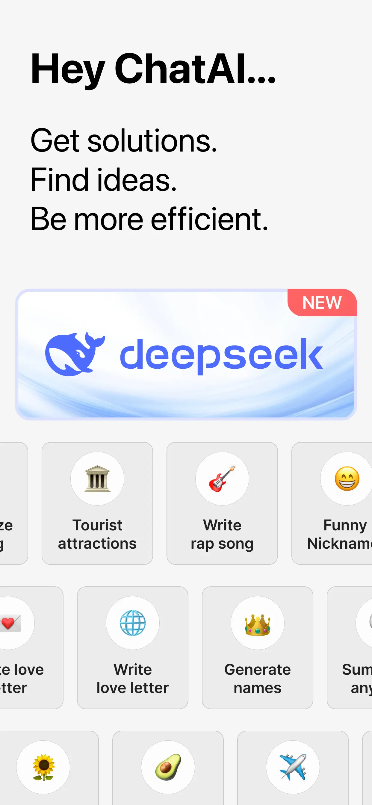 Chat AI: Ask Chatbot Assistant App Store screenshot 1