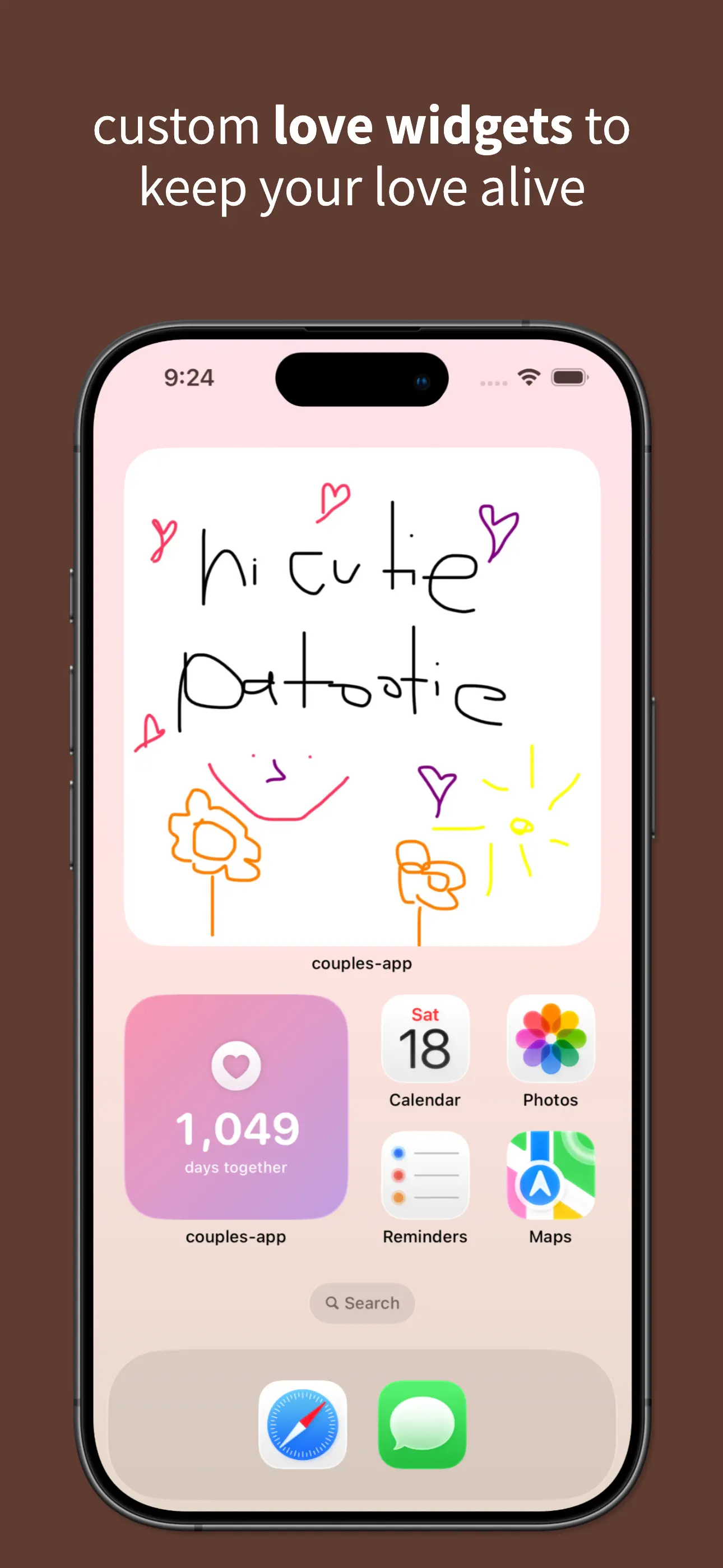 lovelee couples: love note app App Store screenshot 4
