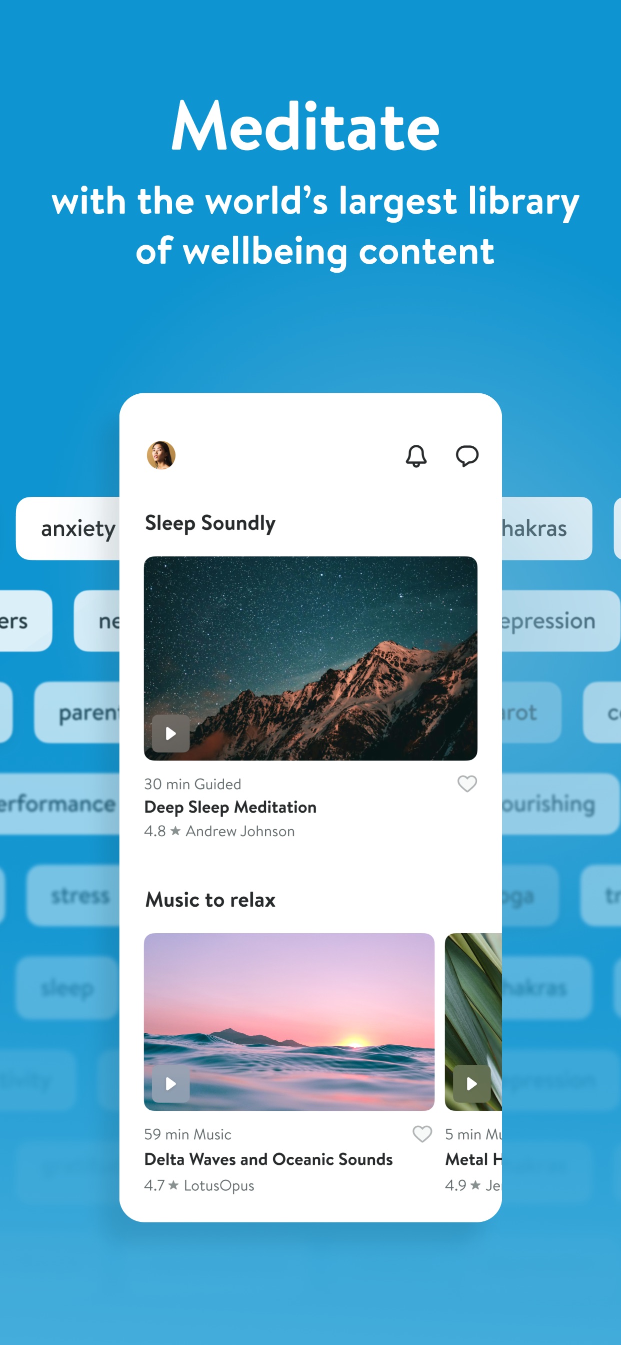 Insight Timer: Meditate, Sleep App Store screenshot 1