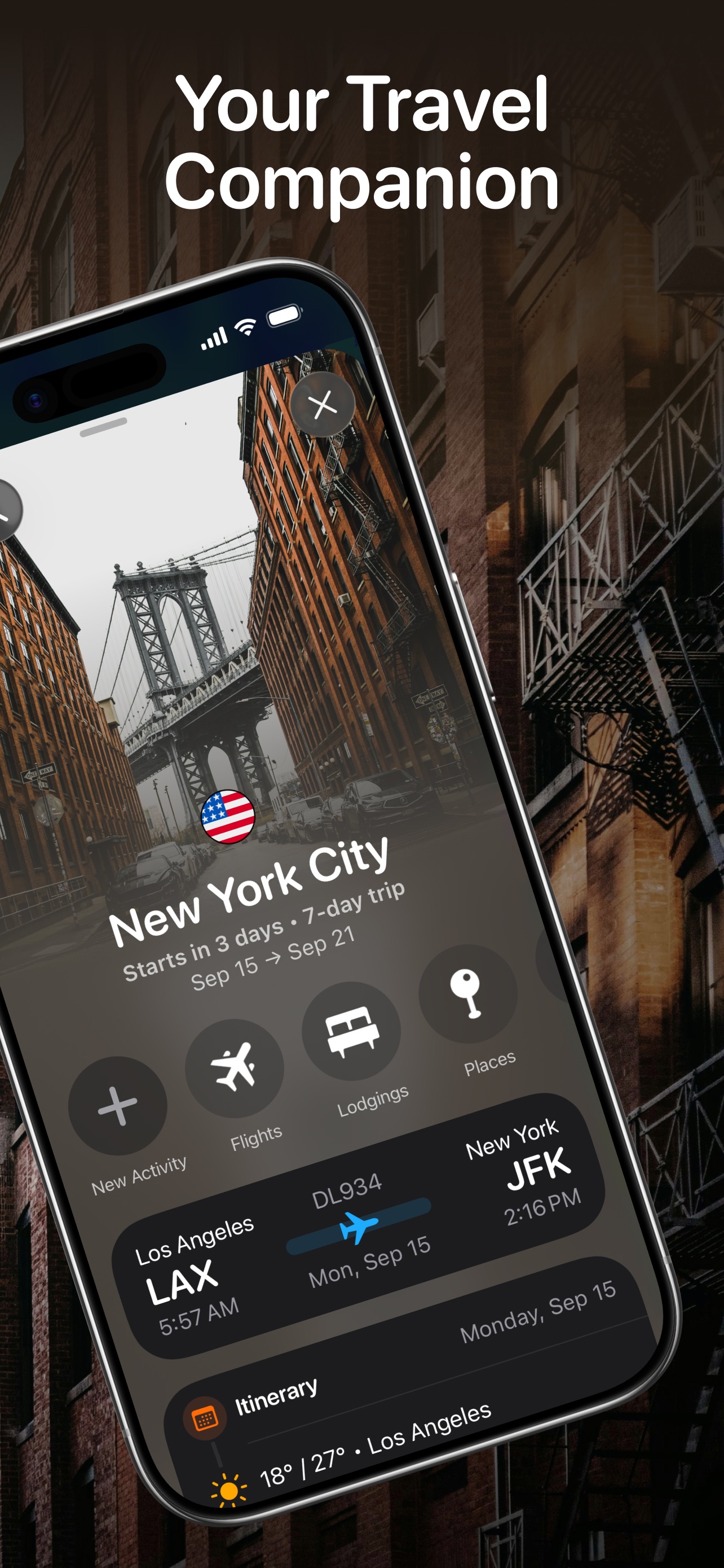 Tripsy: Travel Planner App Store screenshot 1