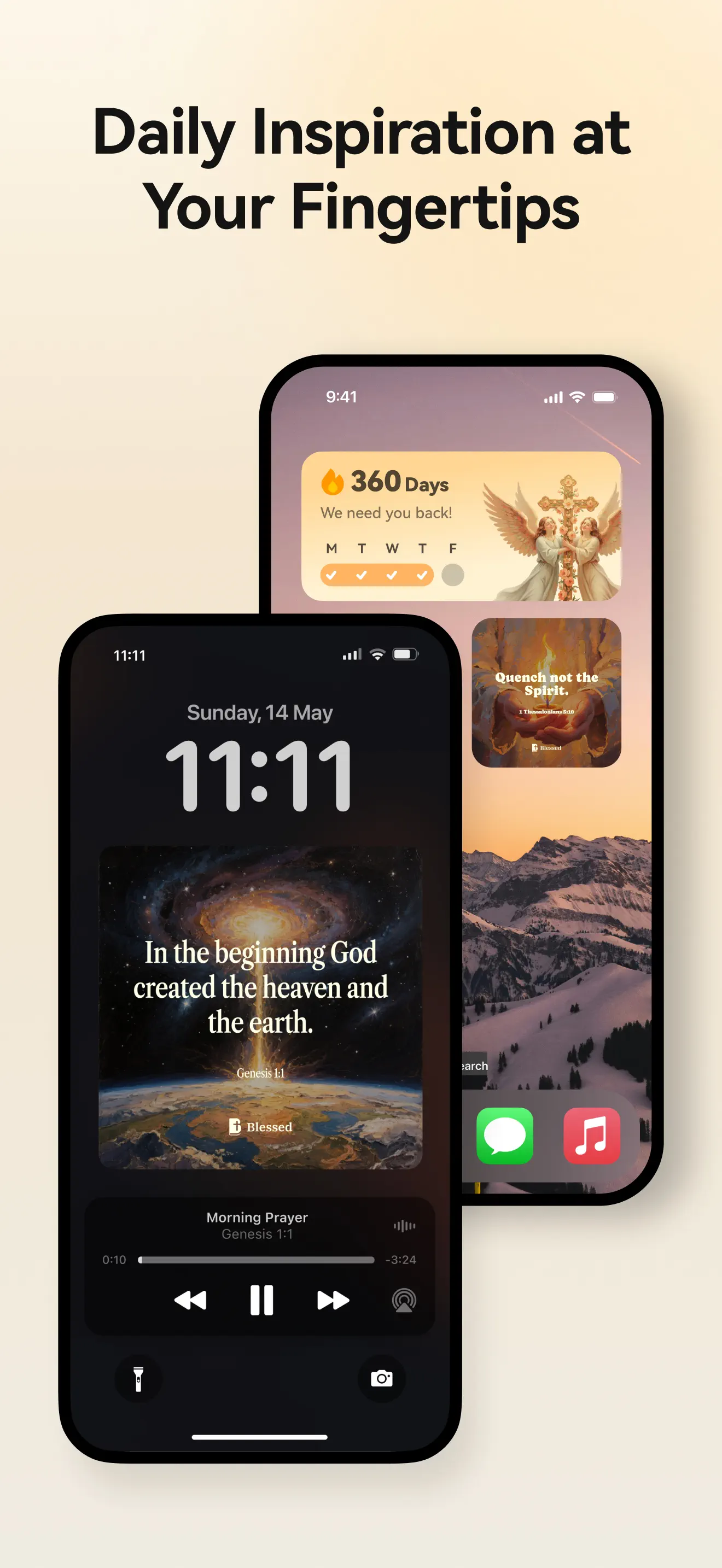 Blessed - Daily Verse & Prayer App Store screenshot 2