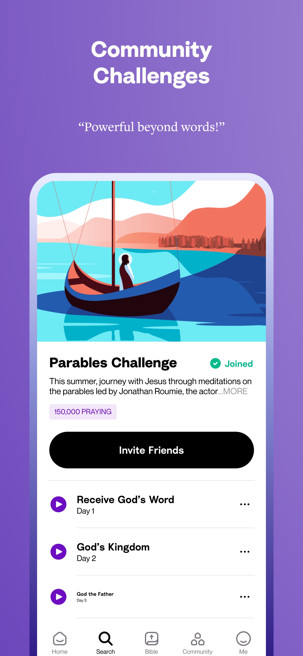 Hallow: Prayer & Meditation App Store screenshot 1