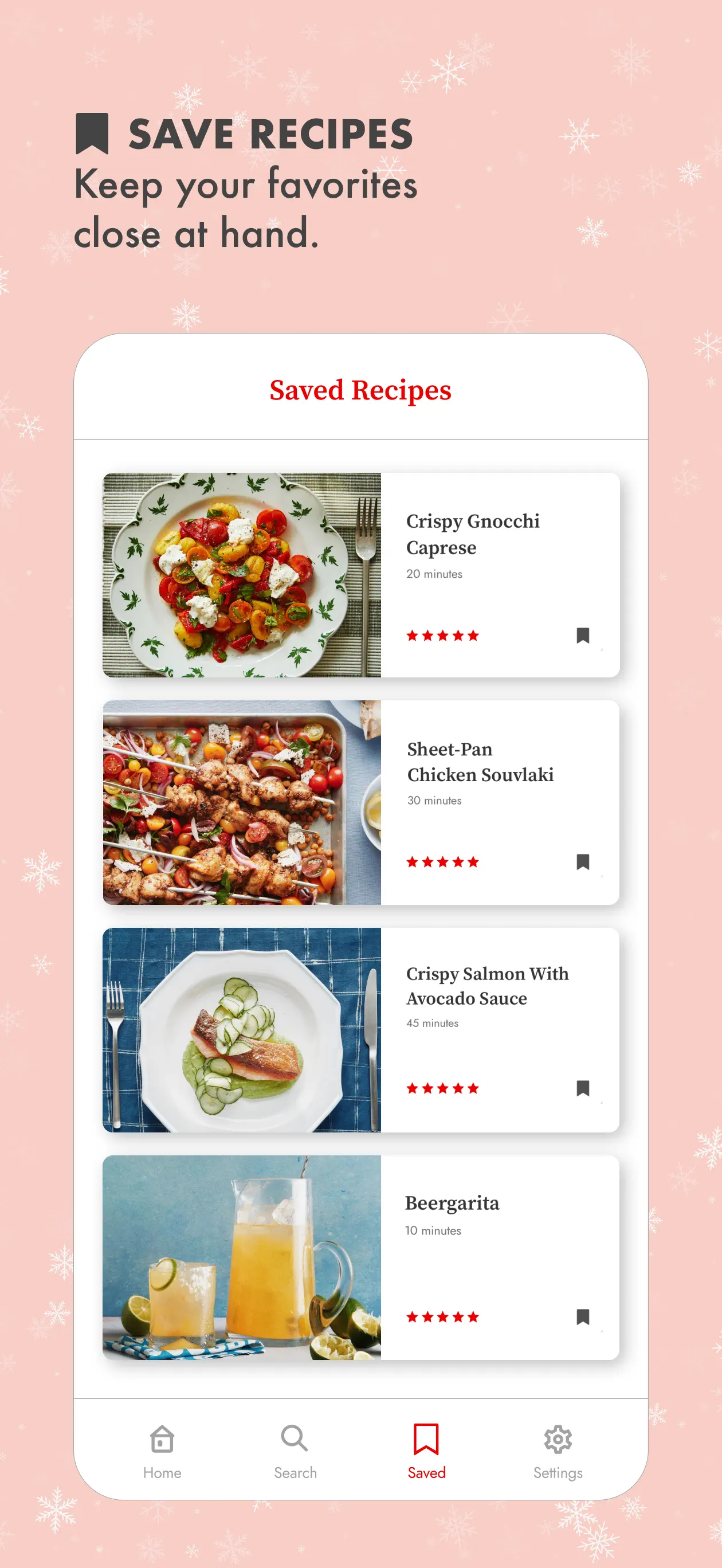 Epicurious App Store screenshot 1