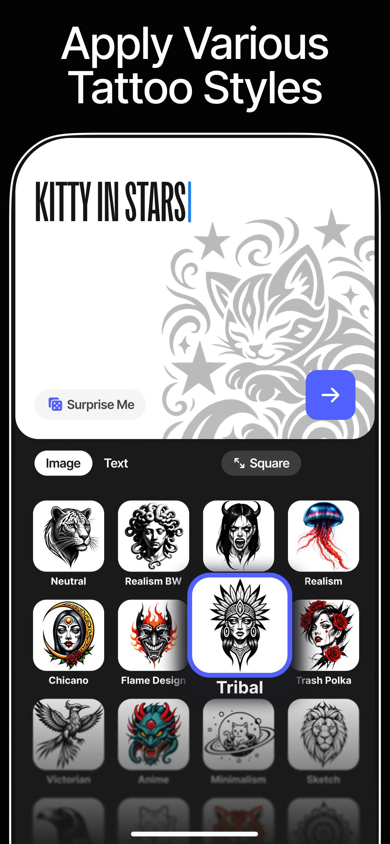 InkAI: AI Tattoo Generator App Store screenshot 2
