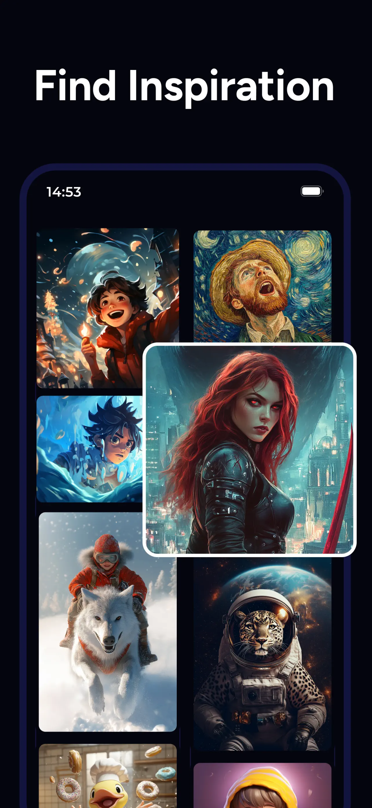 AI Image Generator - Monet App Store screenshot 1