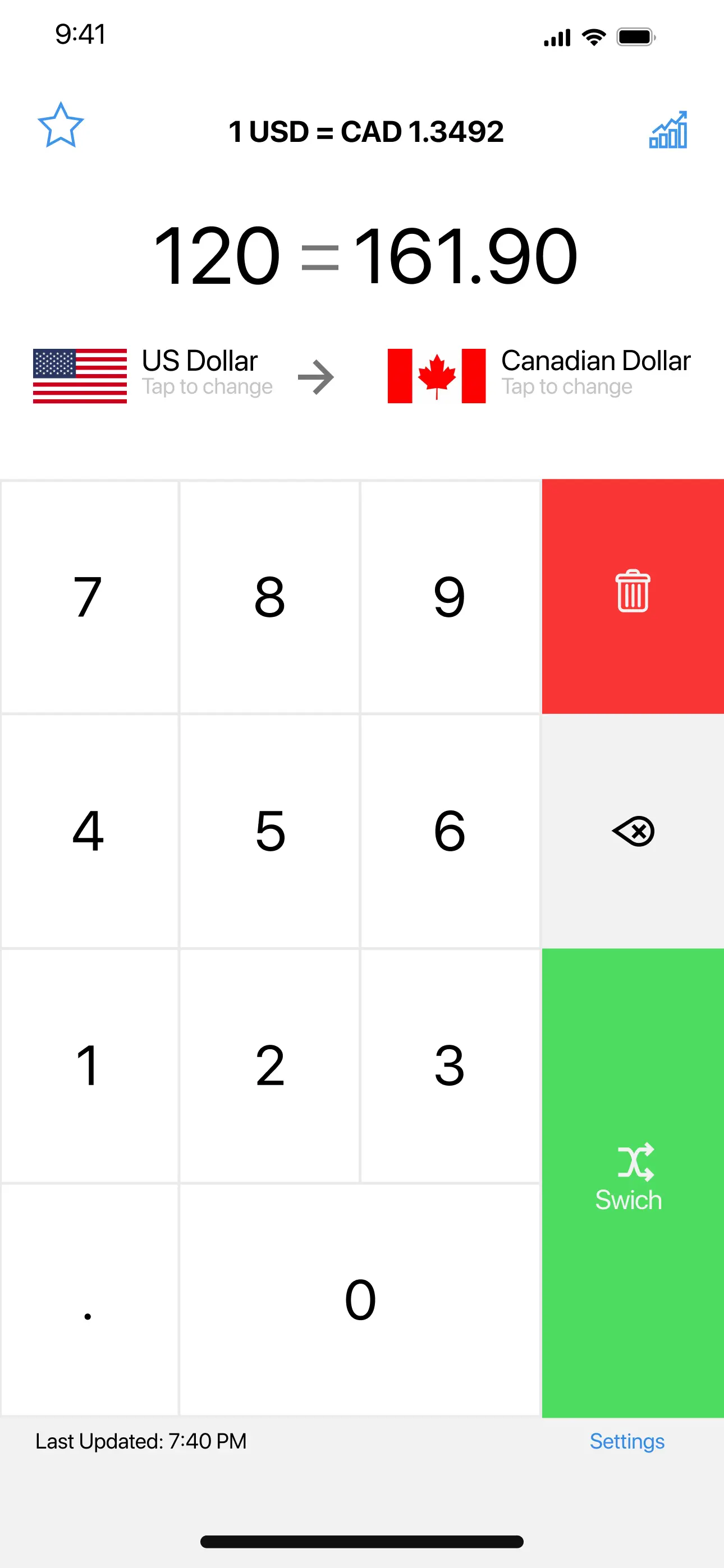 Currency Converter Calculator• App Store screenshot 1