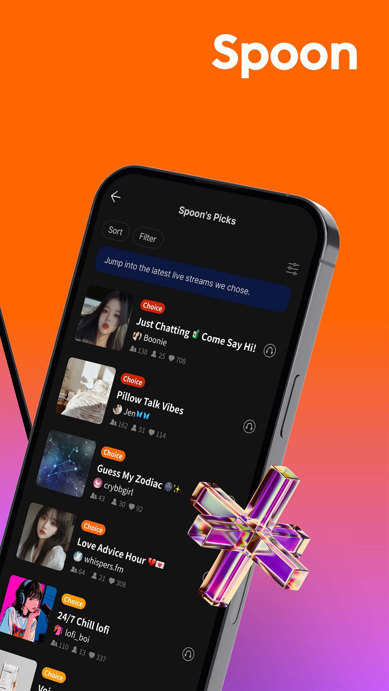 Spoon: Live & PodNovel App Store screenshot 3