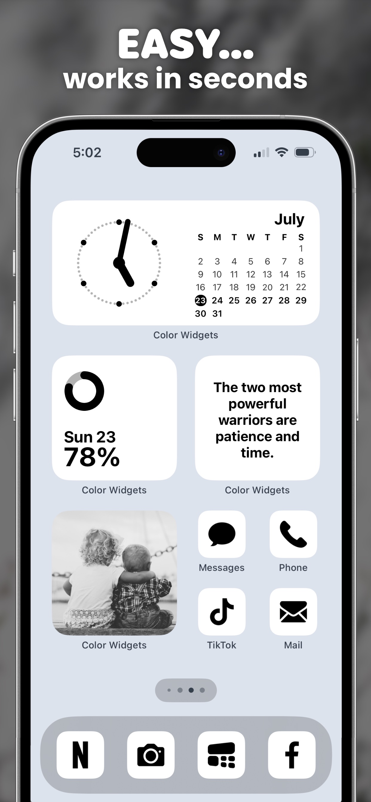 Color Widgets App Store screenshot 3