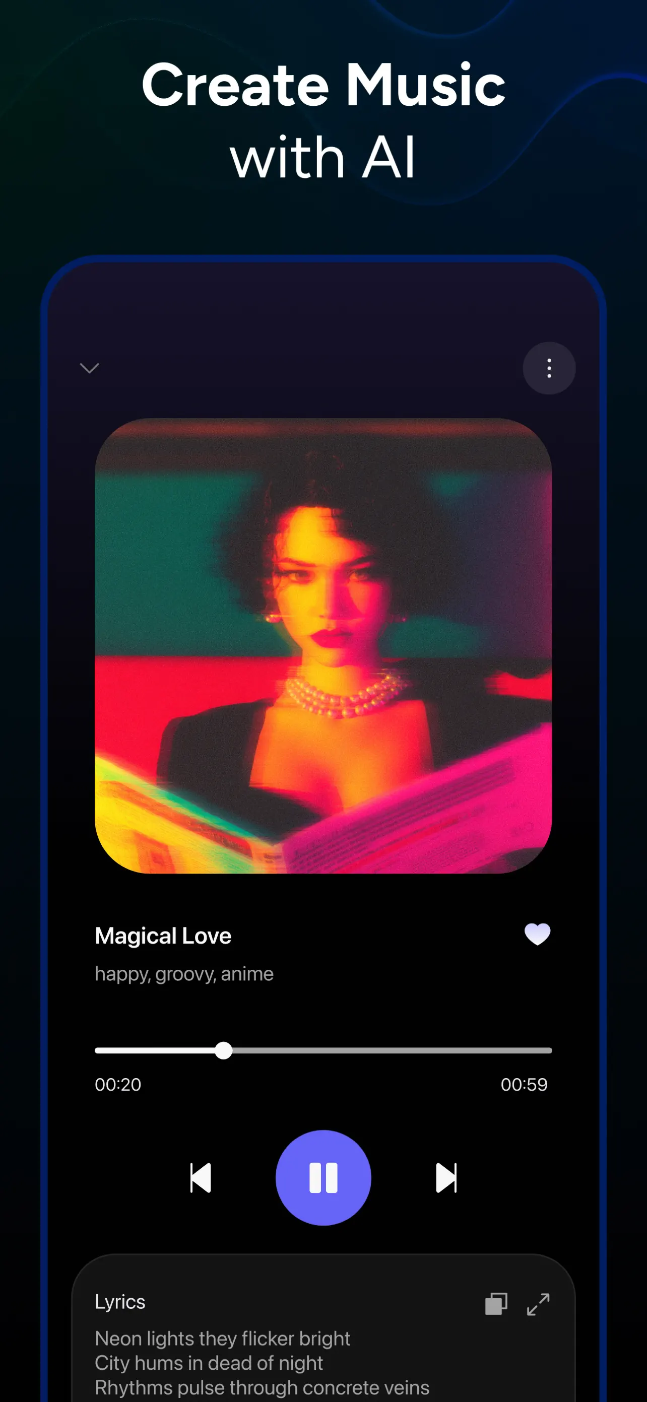 AI Music Maker - Melodia App Store screenshot 2