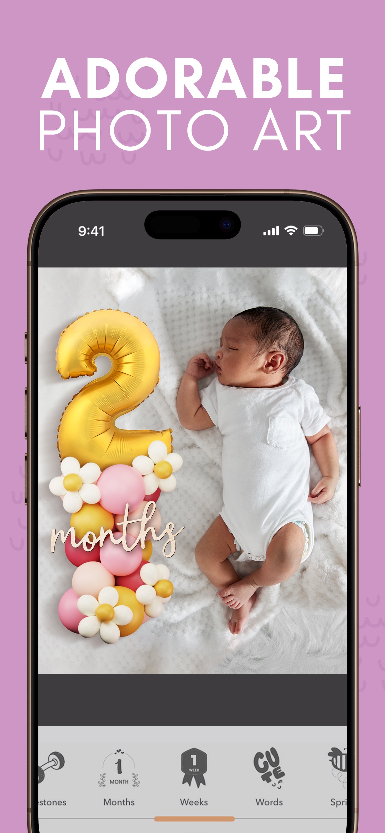 Precious - Baby Photo Art App Store screenshot 3