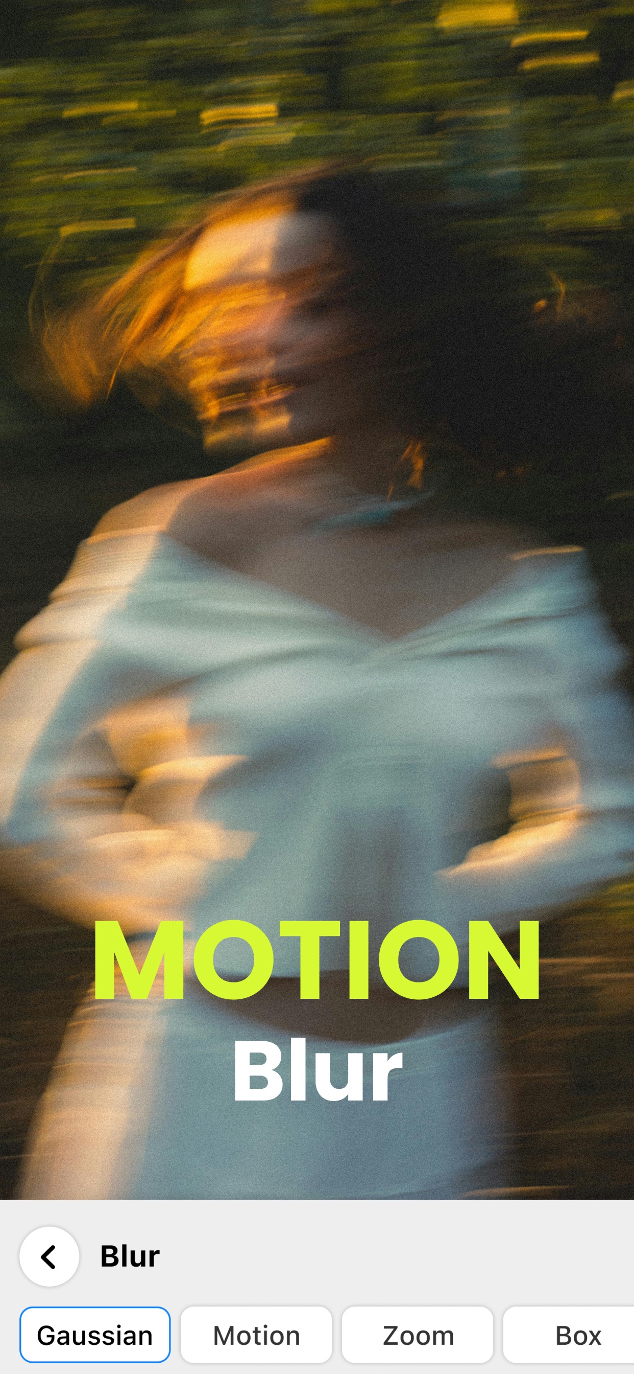 Motion Blur Photo Editor App Store screenshot 2