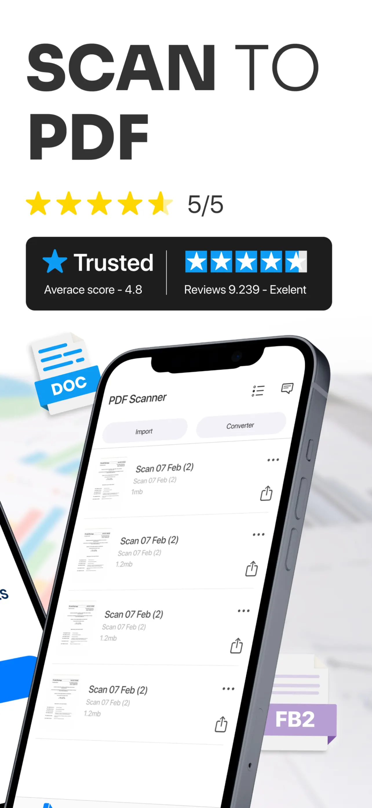 PDF Scanner, Editor, Converter App Store screenshot 2