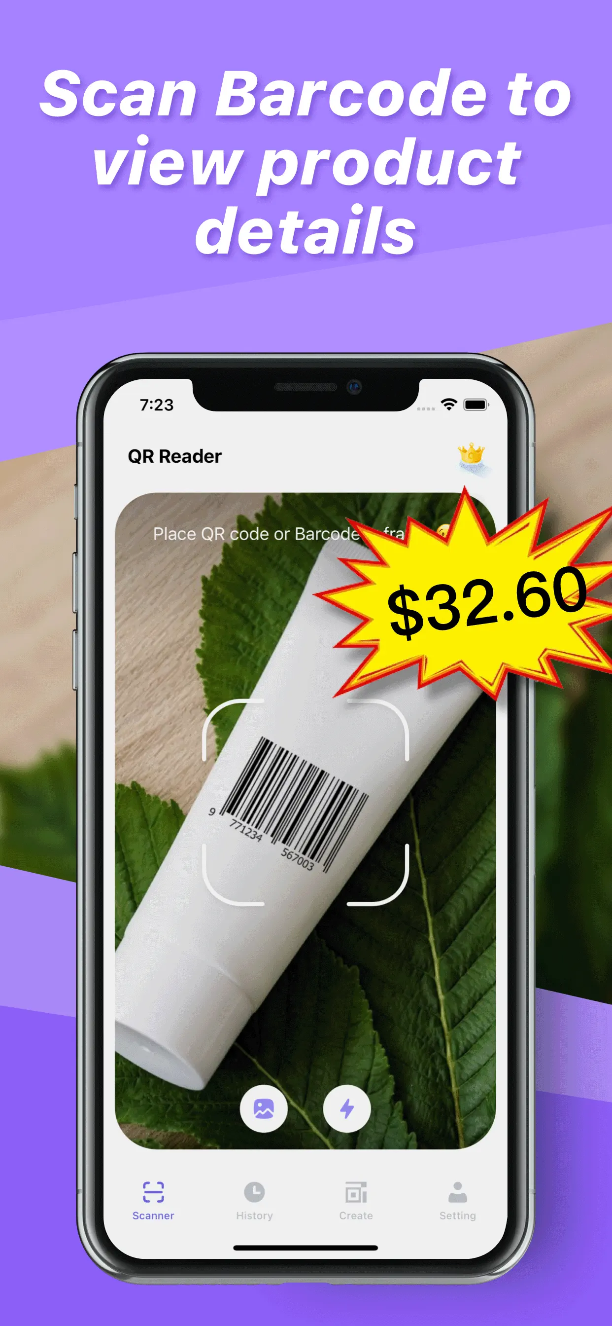 QR Reader for mobile App Store screenshot 2