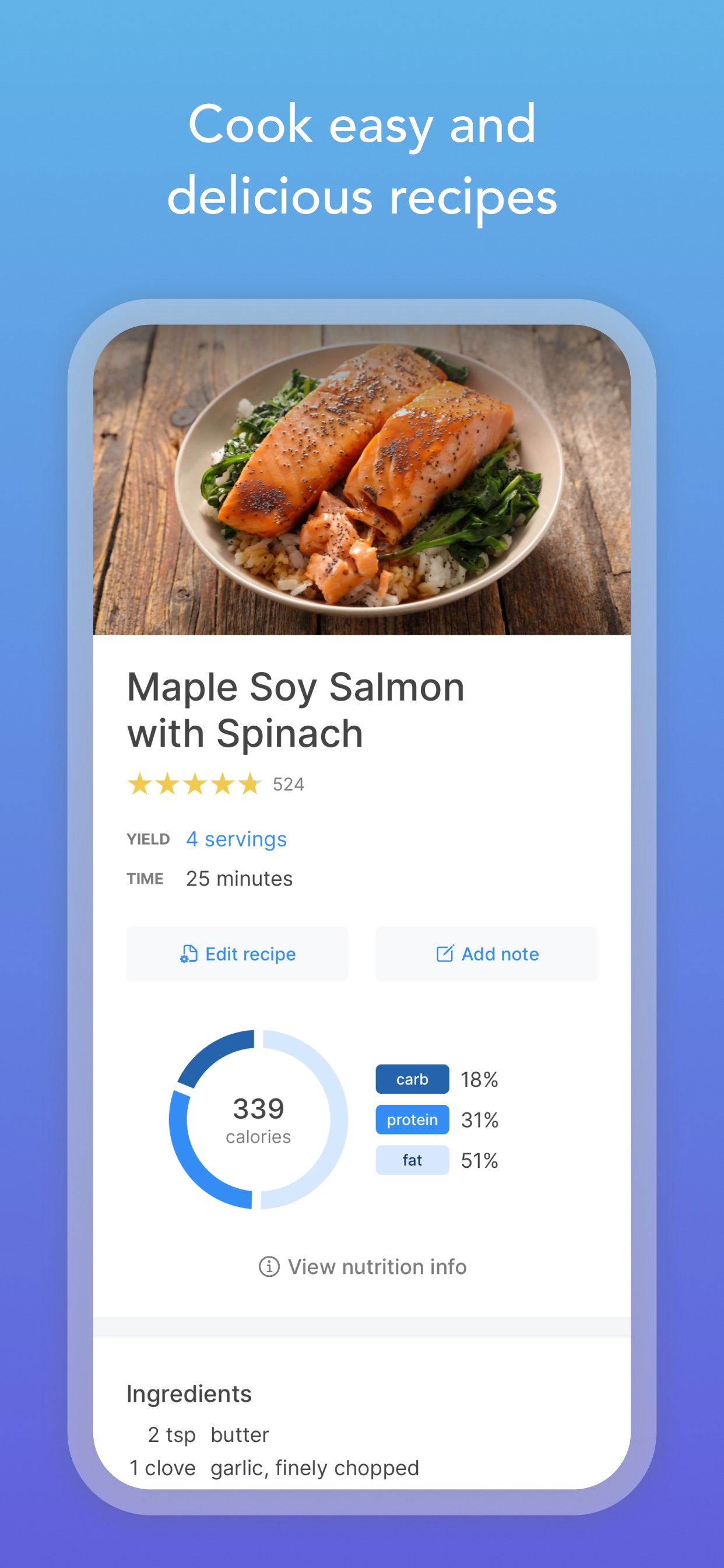 Intent - Meal Planner App Store screenshot 1