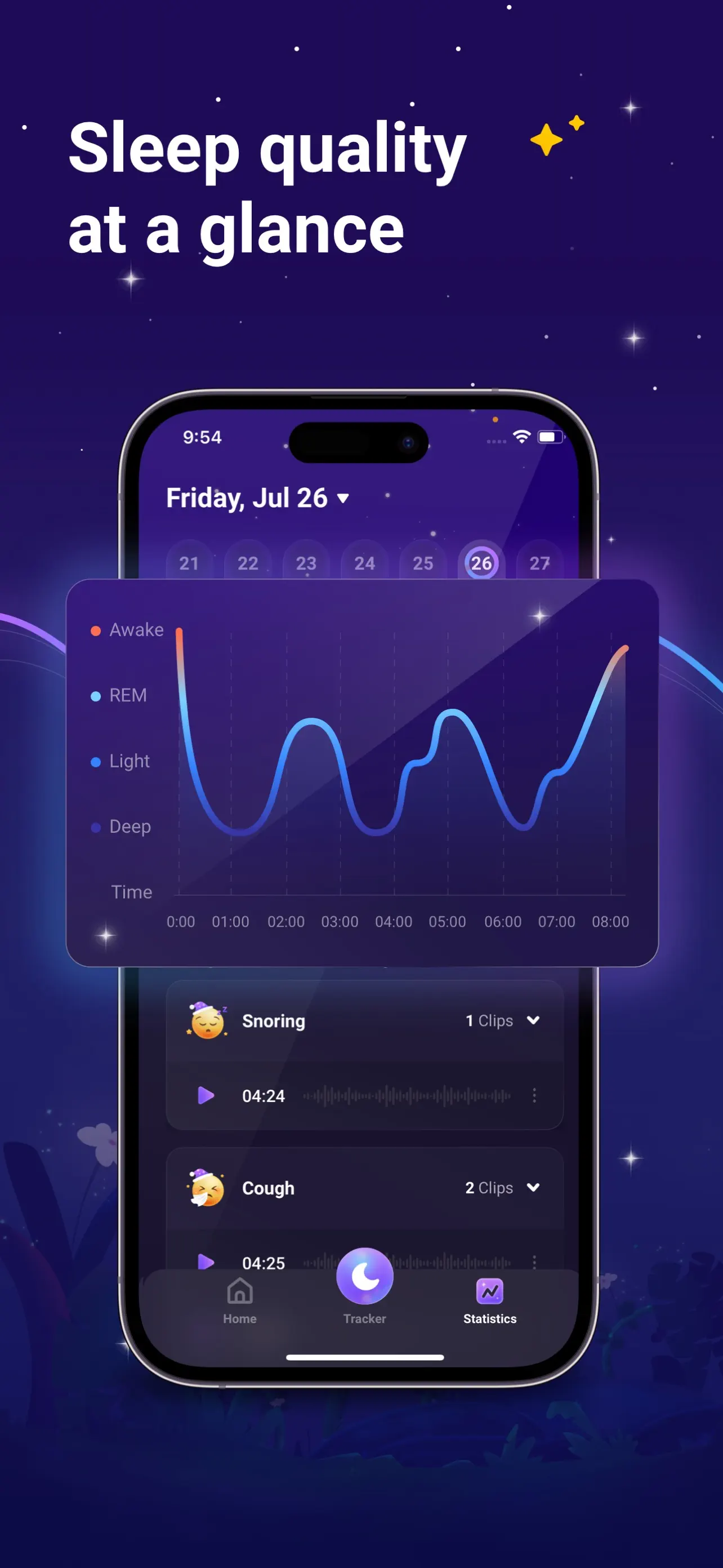 Sleep Well: Snore & Sleep Talk App Store screenshot 4
