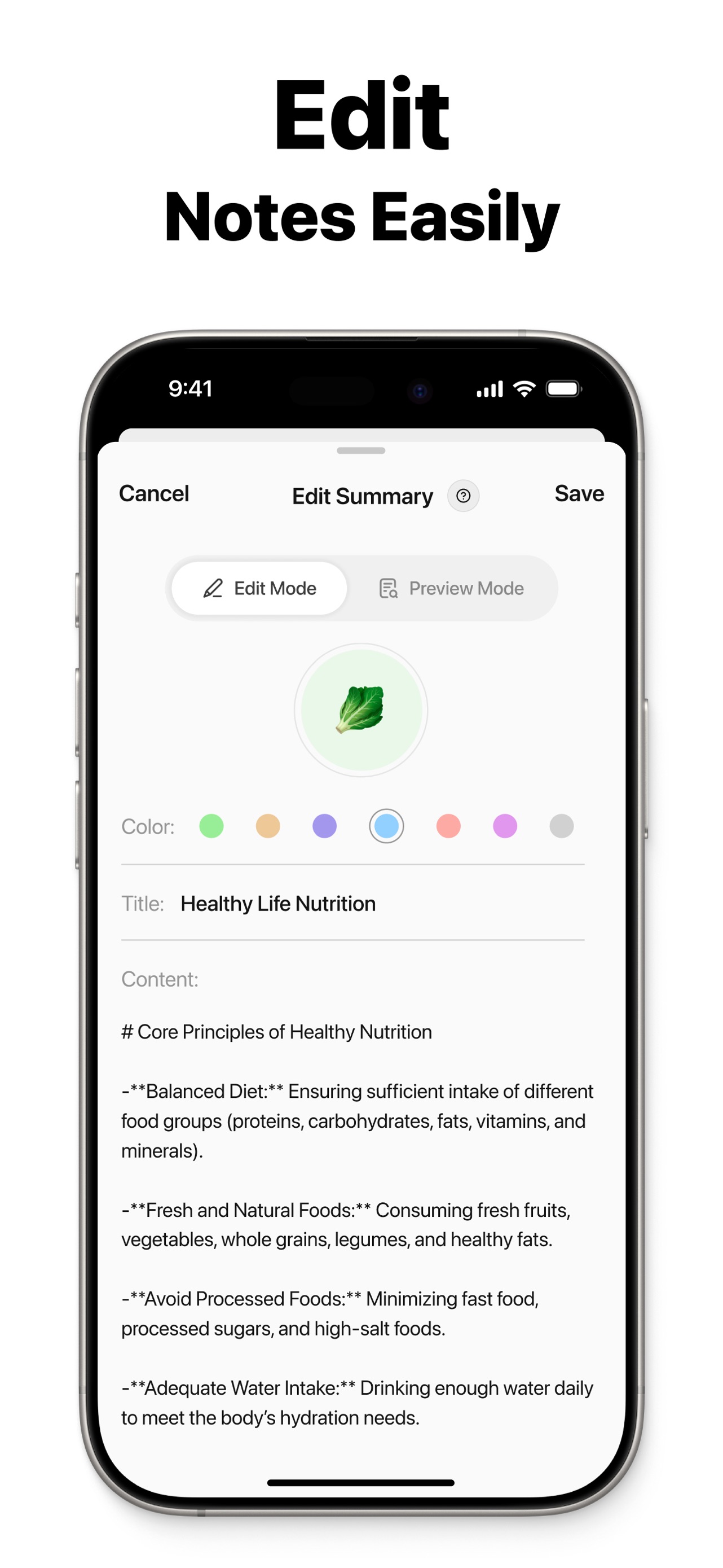 Note AI: Smart Note Taker App Store screenshot 1