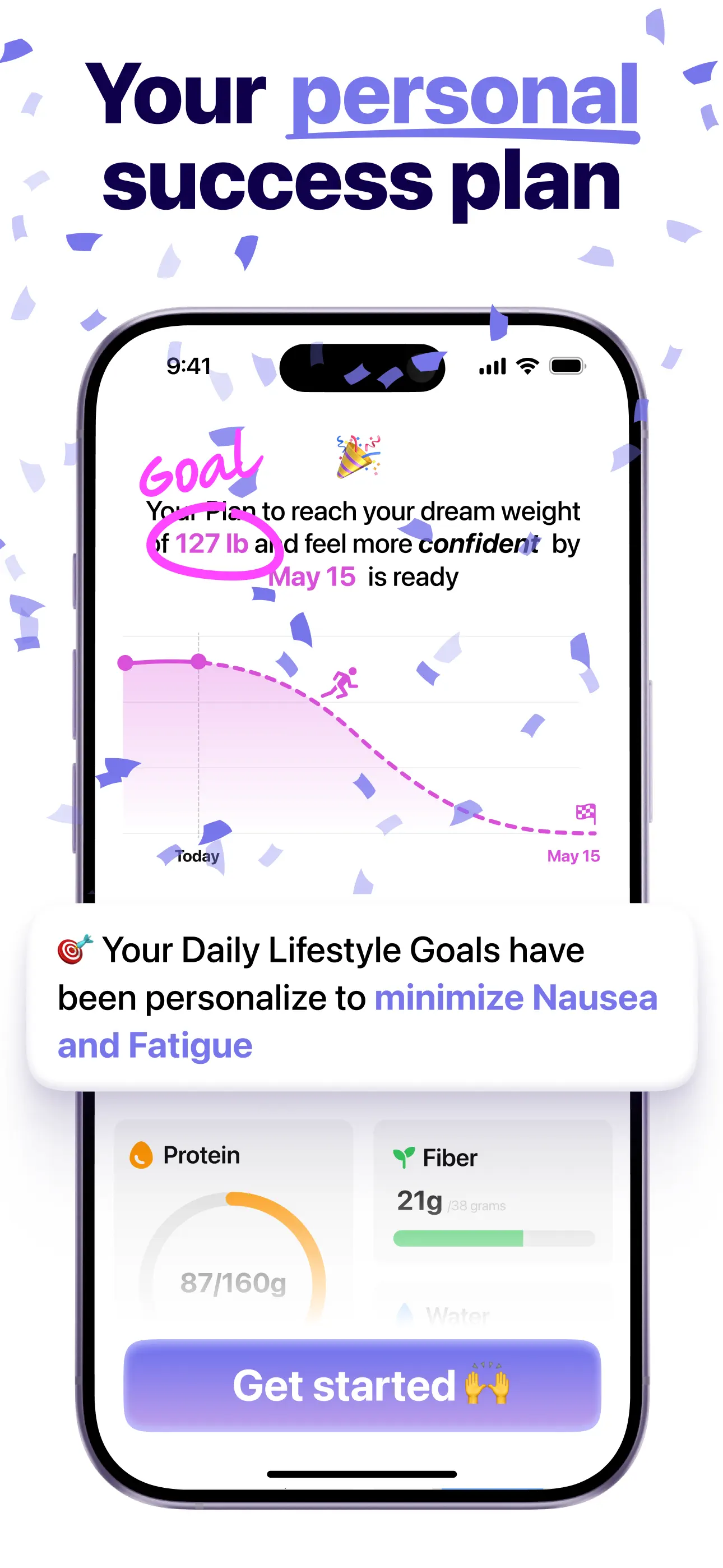 MeAgain: GLP-1 Tracker App App Store screenshot 3